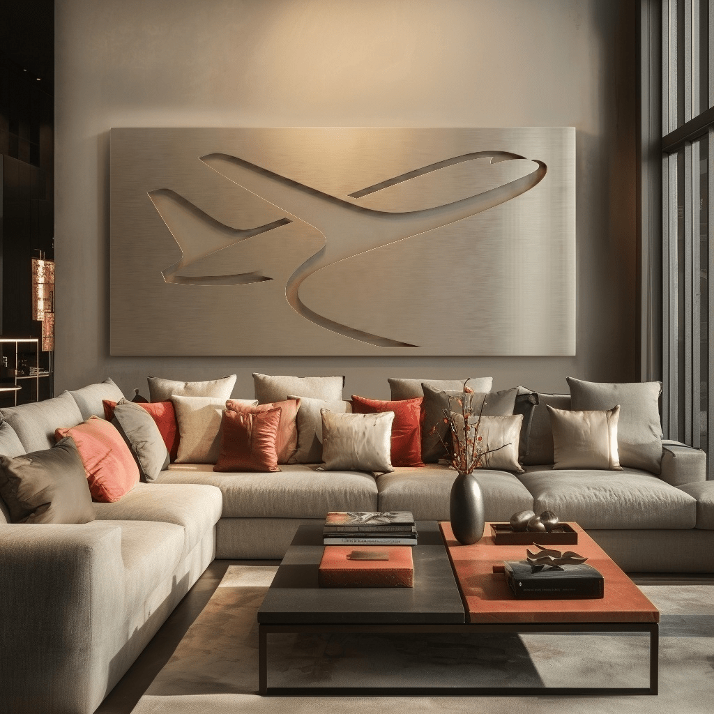 The Touch & Go - Metal Wall Art - Benton Lane Home - Carbon Designs