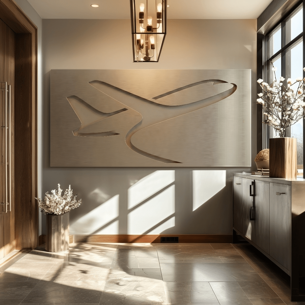The Touch & Go - Metal Wall Art - Benton Lane Home - Carbon Designs