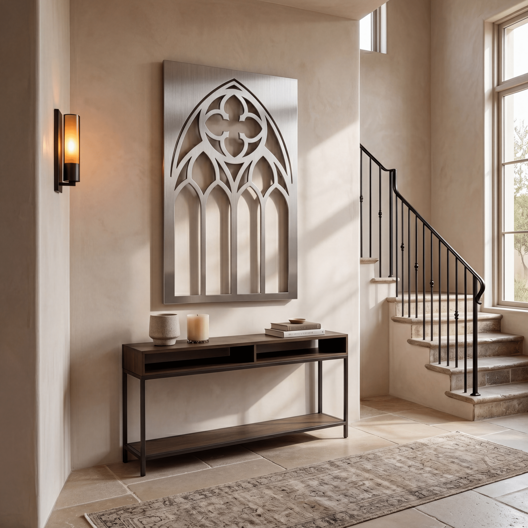 The Tracery - Metal Wall Art - Benton Lane Home - Carbon Designs