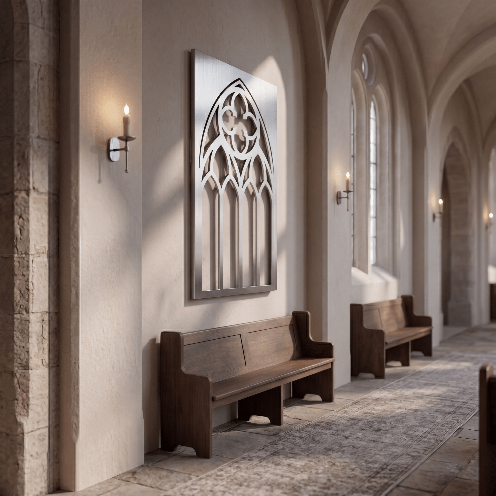 The Tracery - Metal Wall Art - Benton Lane Home - Carbon Designs