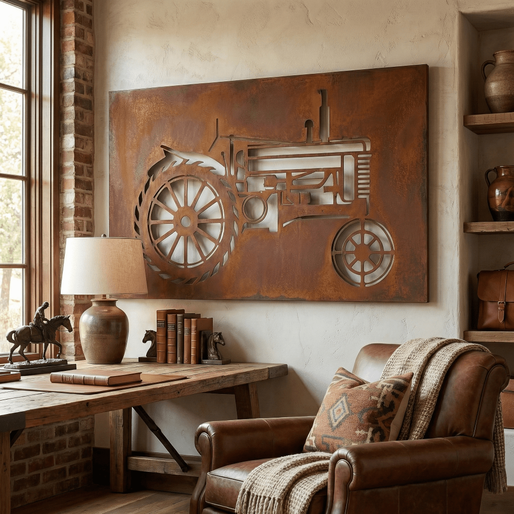 The Tractor - Metal Wall Art - Benton Lane Home - Anthem Classic