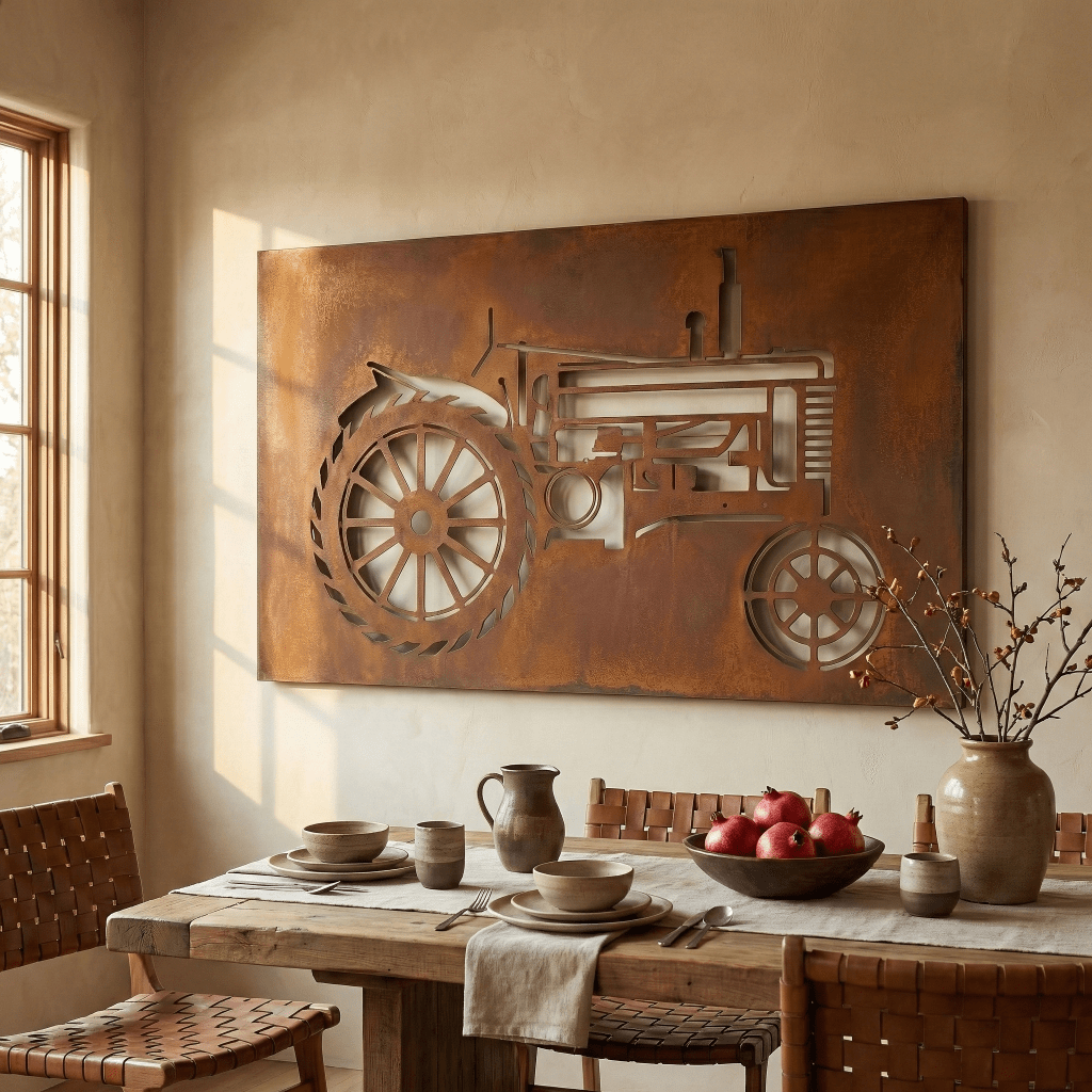 The Tractor - Metal Wall Art - Benton Lane Home - Anthem Classic