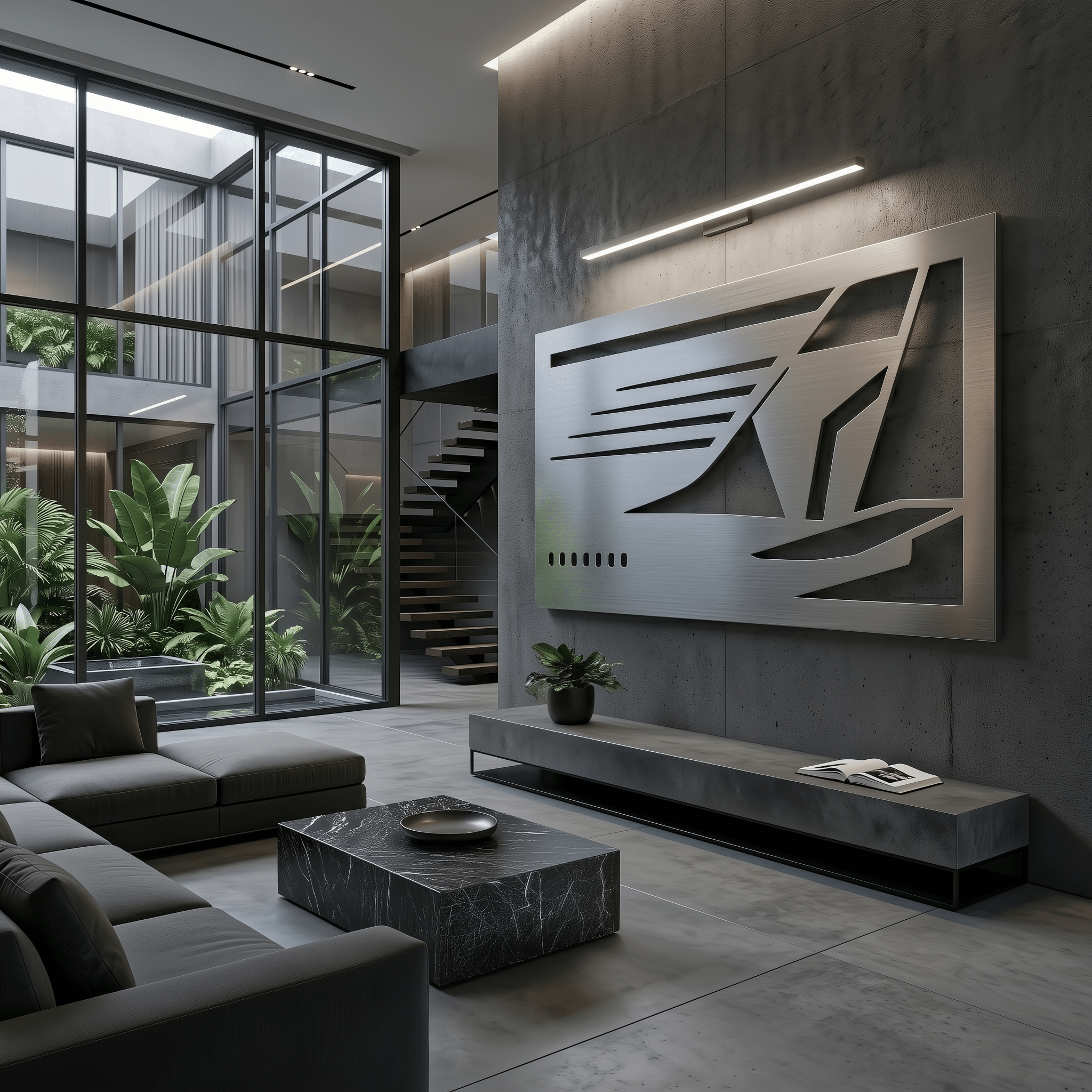 The Trailing Edge - Metal Wall Art - Benton Lane Home - Carbon Designs