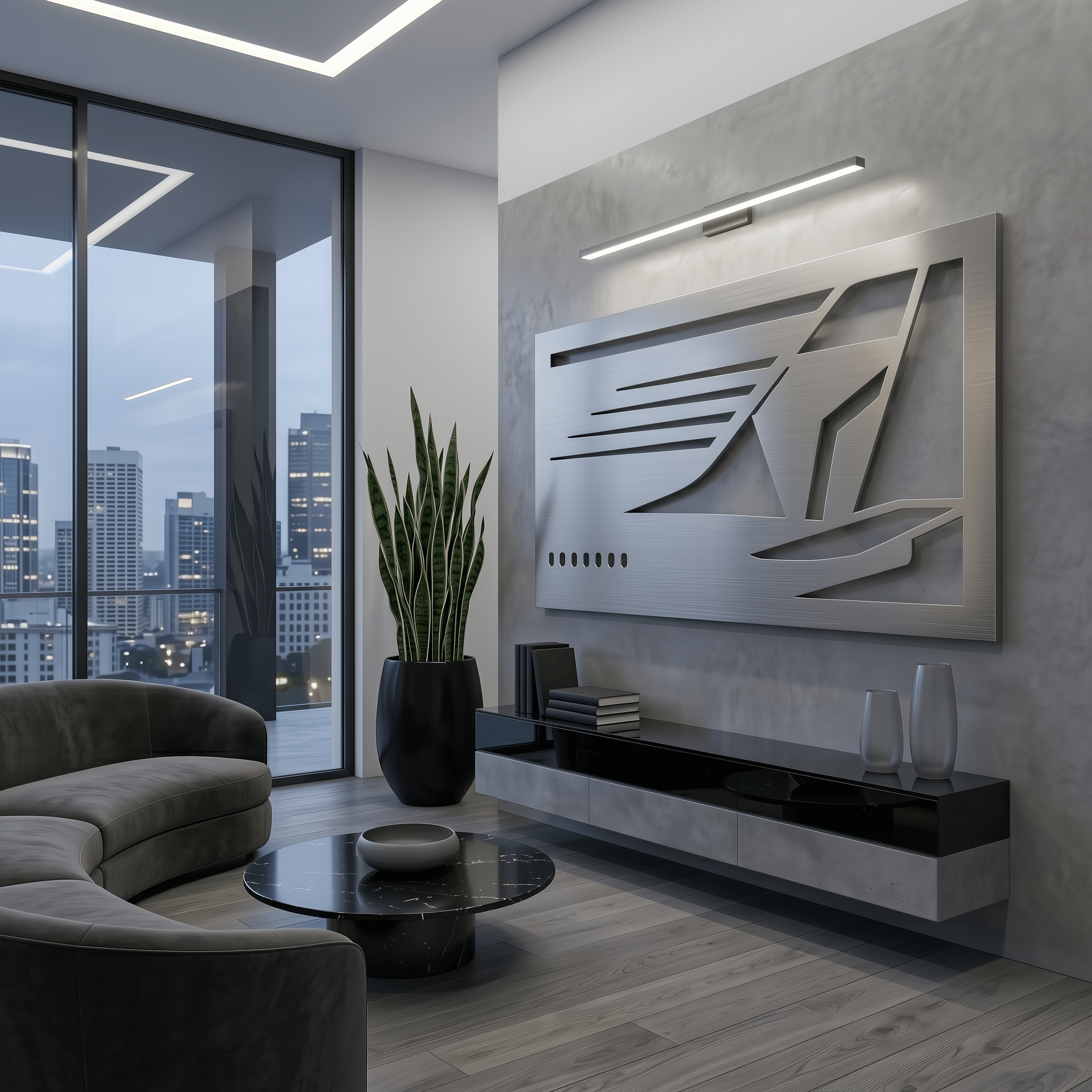 The Trailing Edge - Metal Wall Art - Benton Lane Home - Carbon Designs