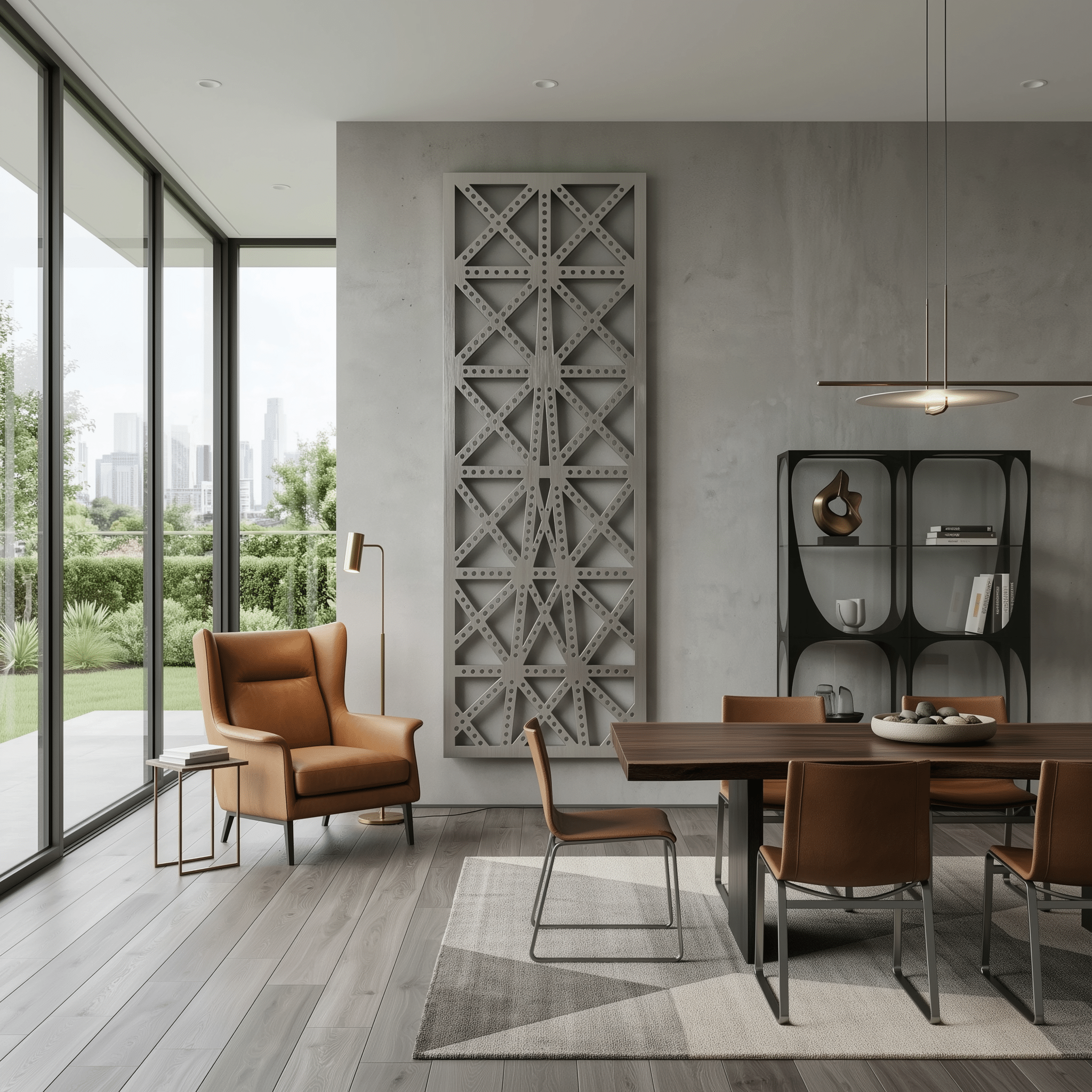 The Truss - Metal Wall Art - Benton Lane Home - Carbon Designs