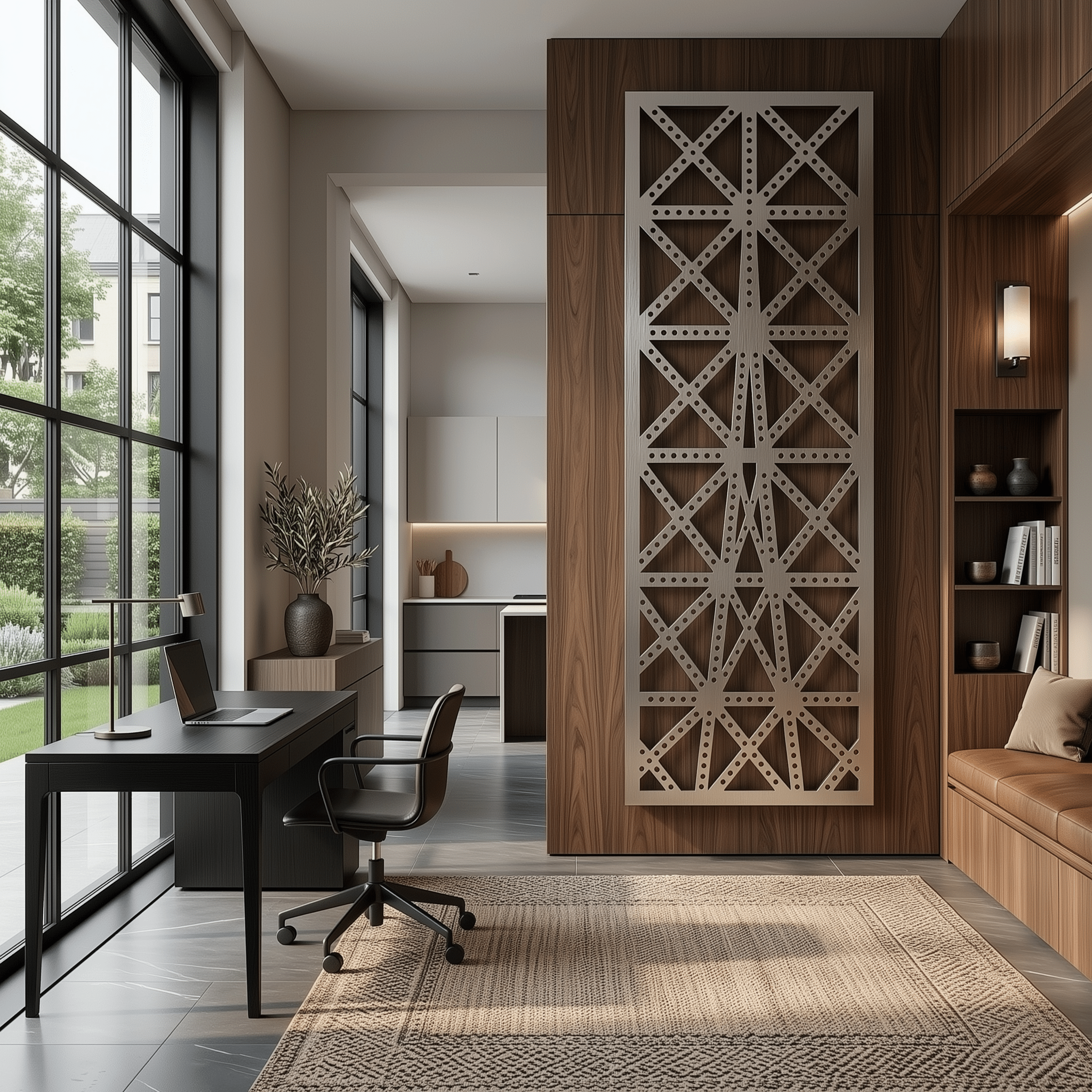 The Truss - Metal Wall Art - Benton Lane Home - Carbon Designs