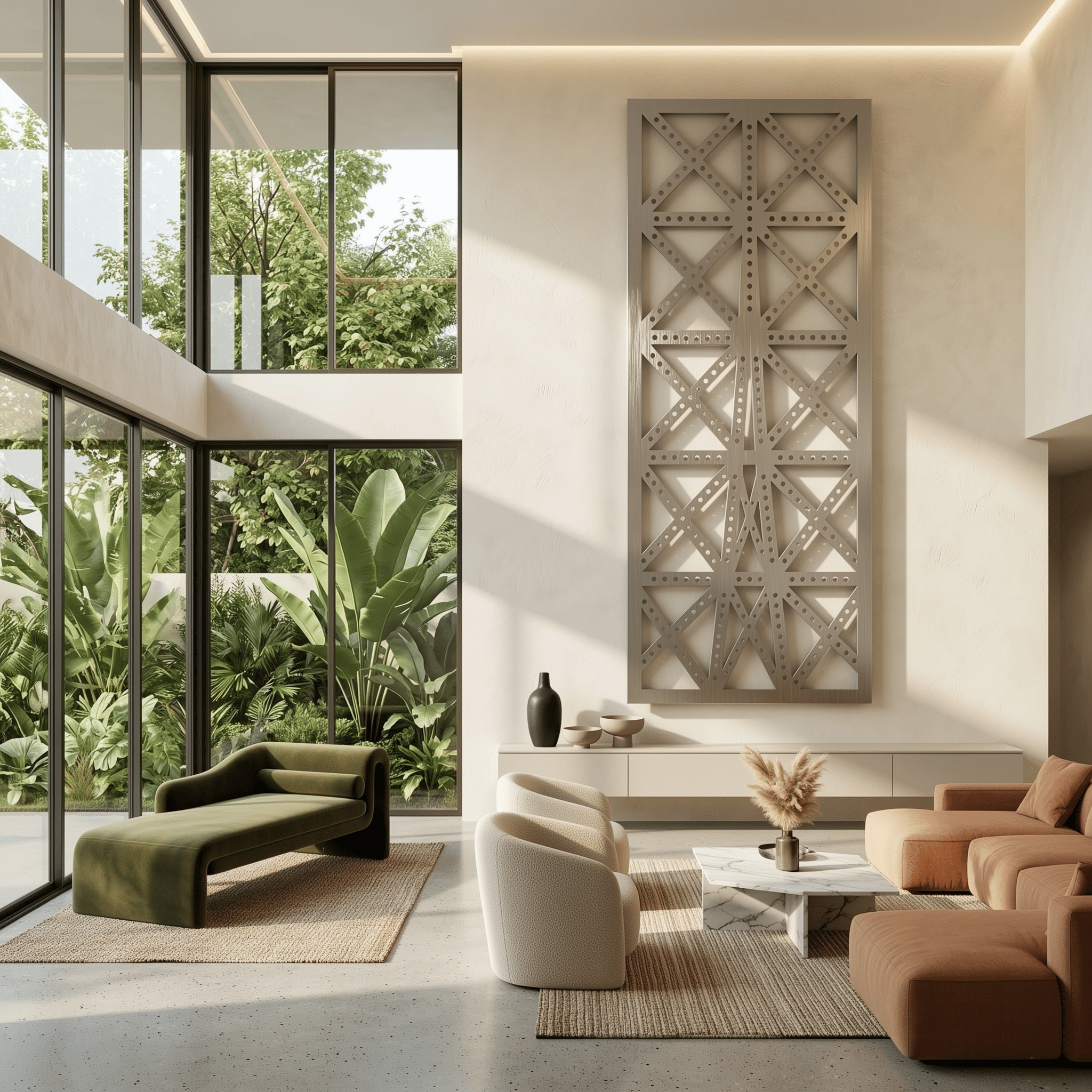 The Truss - Metal Wall Art - Benton Lane Home - Carbon Designs