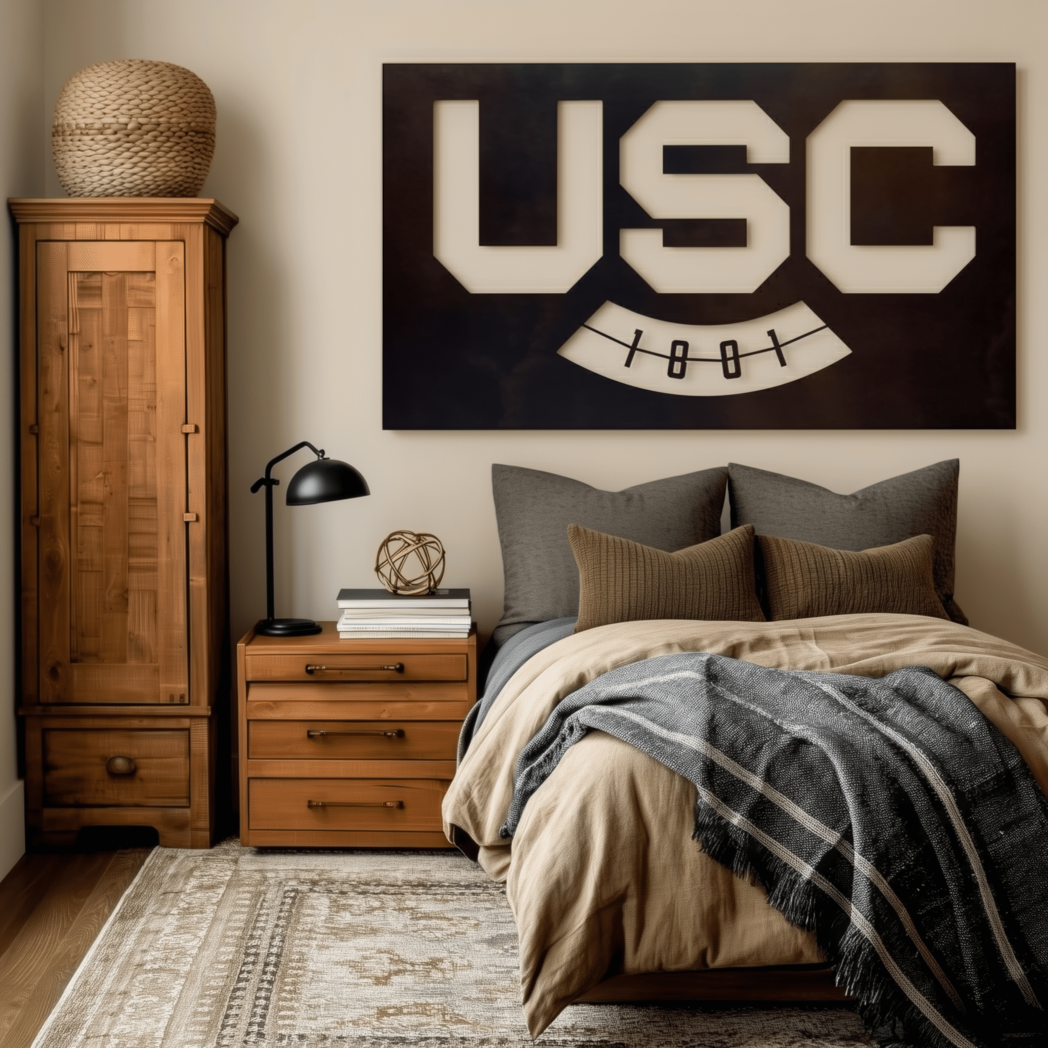 The USC - Metal Wall Art - Landscape Umber - Benton Lane Home - Anthem Classic
