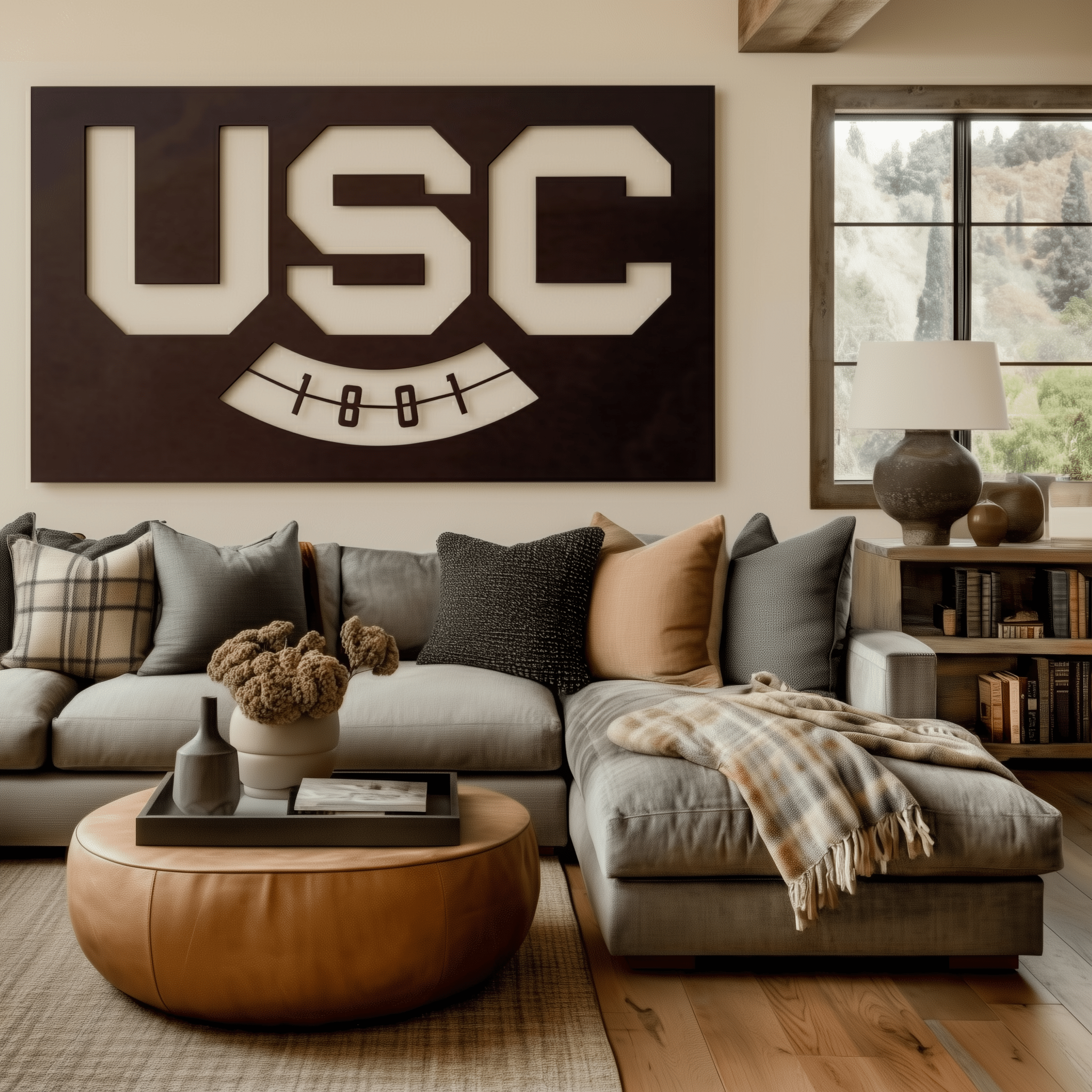 The USC - Metal Wall Art - Landscape Umber - Benton Lane Home - Anthem Classic