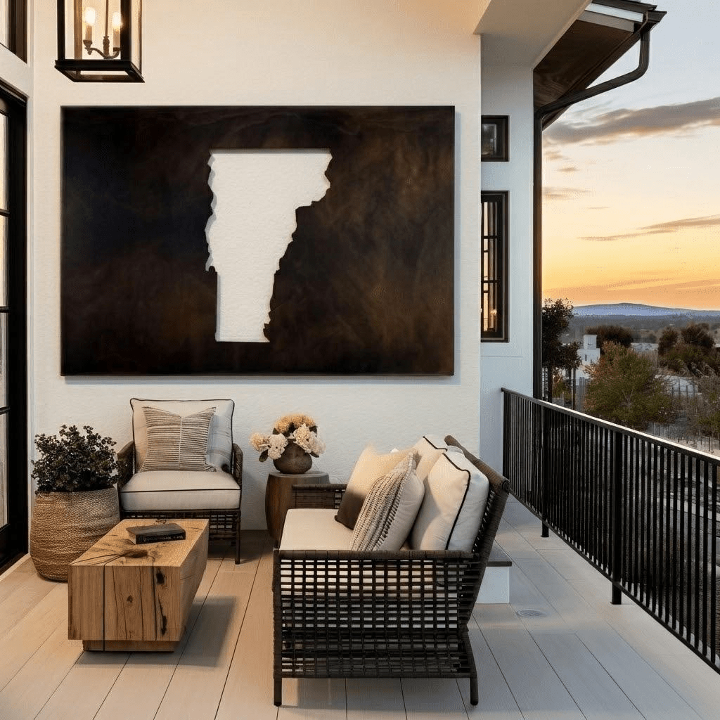 The Vermont - Metal Wall Art - Benton Lane Home - Anthem Classic