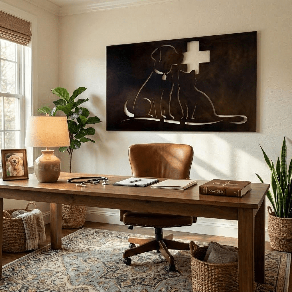 The Vet Clinic - Metal Wall Art - Benton Lane Home - Anthem Classic