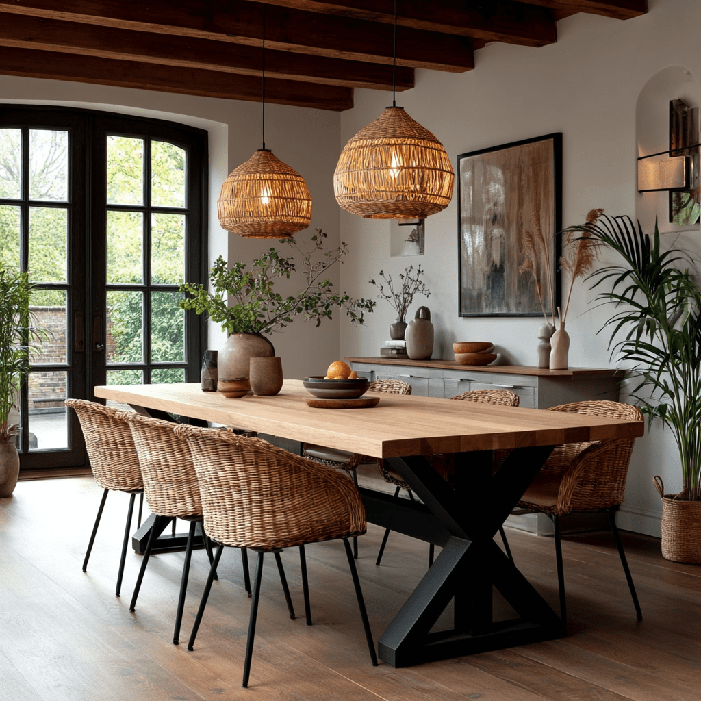 The Virginia Dining Table - Wood - Benton Lane Home - Carbon Designs