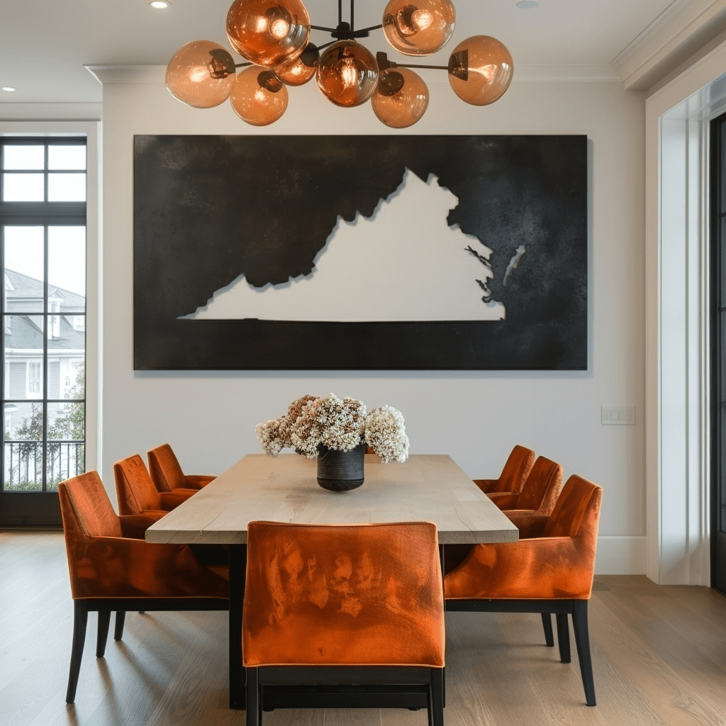 The Virginia - Metal Wall Art - Benton Lane Home - Anthem Classic