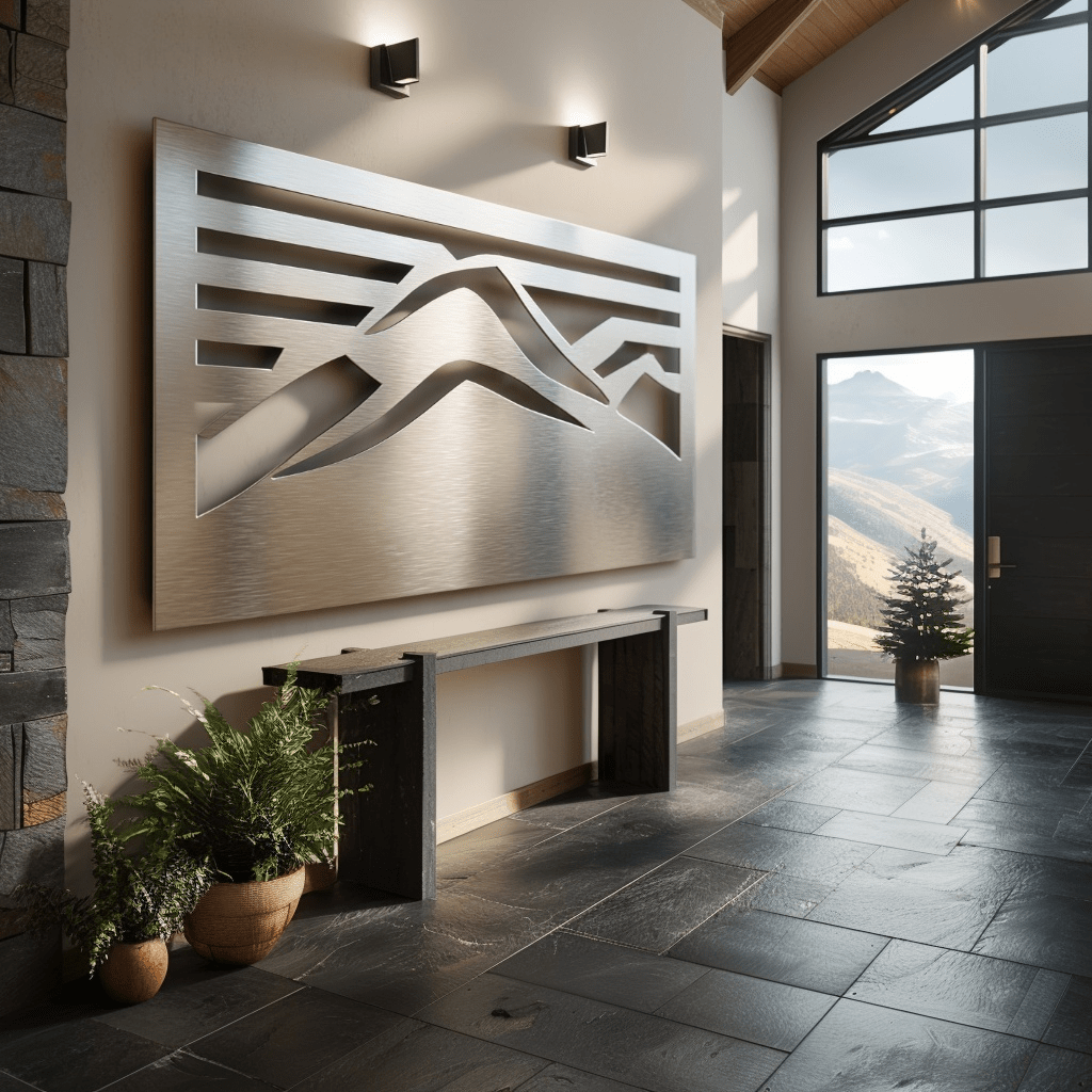 The Vista - Metal Wall Art - Benton Lane Home - Carbon Designs