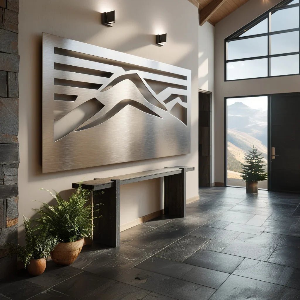 The Vista - Metal Wall Art - Benton Lane Home - Carbon Designs