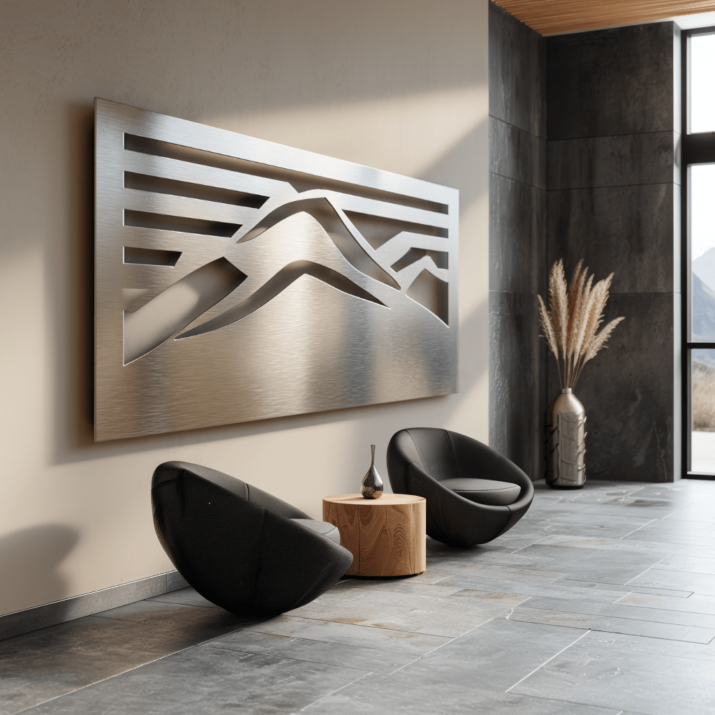 The Vista - Metal Wall Art - Benton Lane Home - Carbon Designs