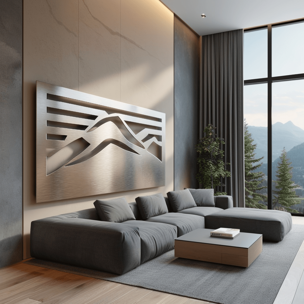The Vista - Metal Wall Art - Benton Lane Home - Carbon Designs