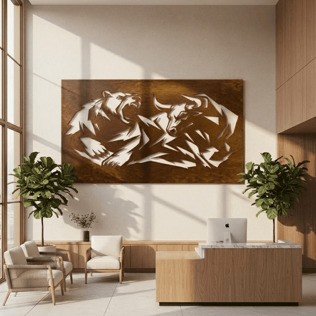 The Volatile Market - Metal Wall Art - Benton Lane Home - Anthem Classic