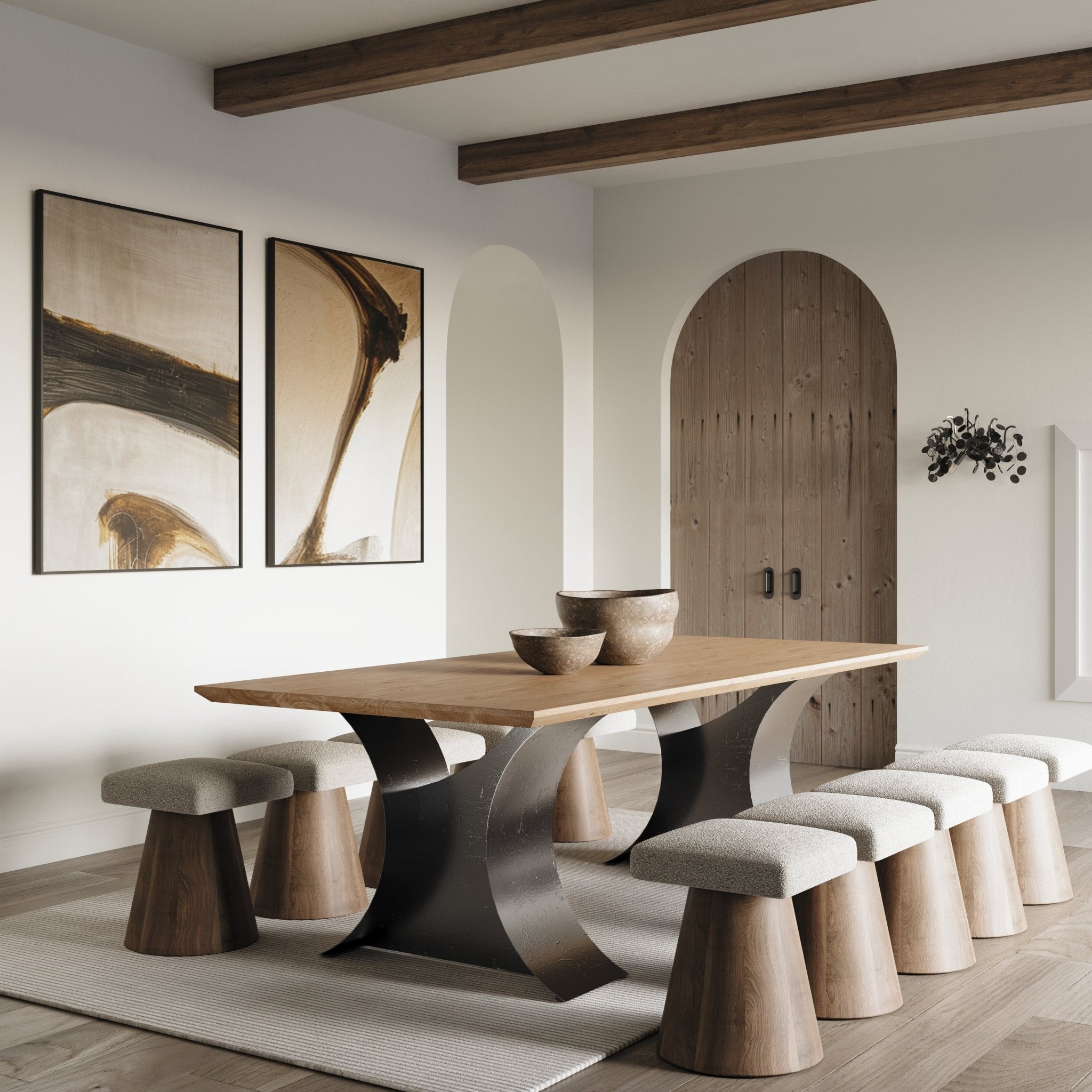 The Walton Table - Wood - Benton Lane Home - Carbon Designs