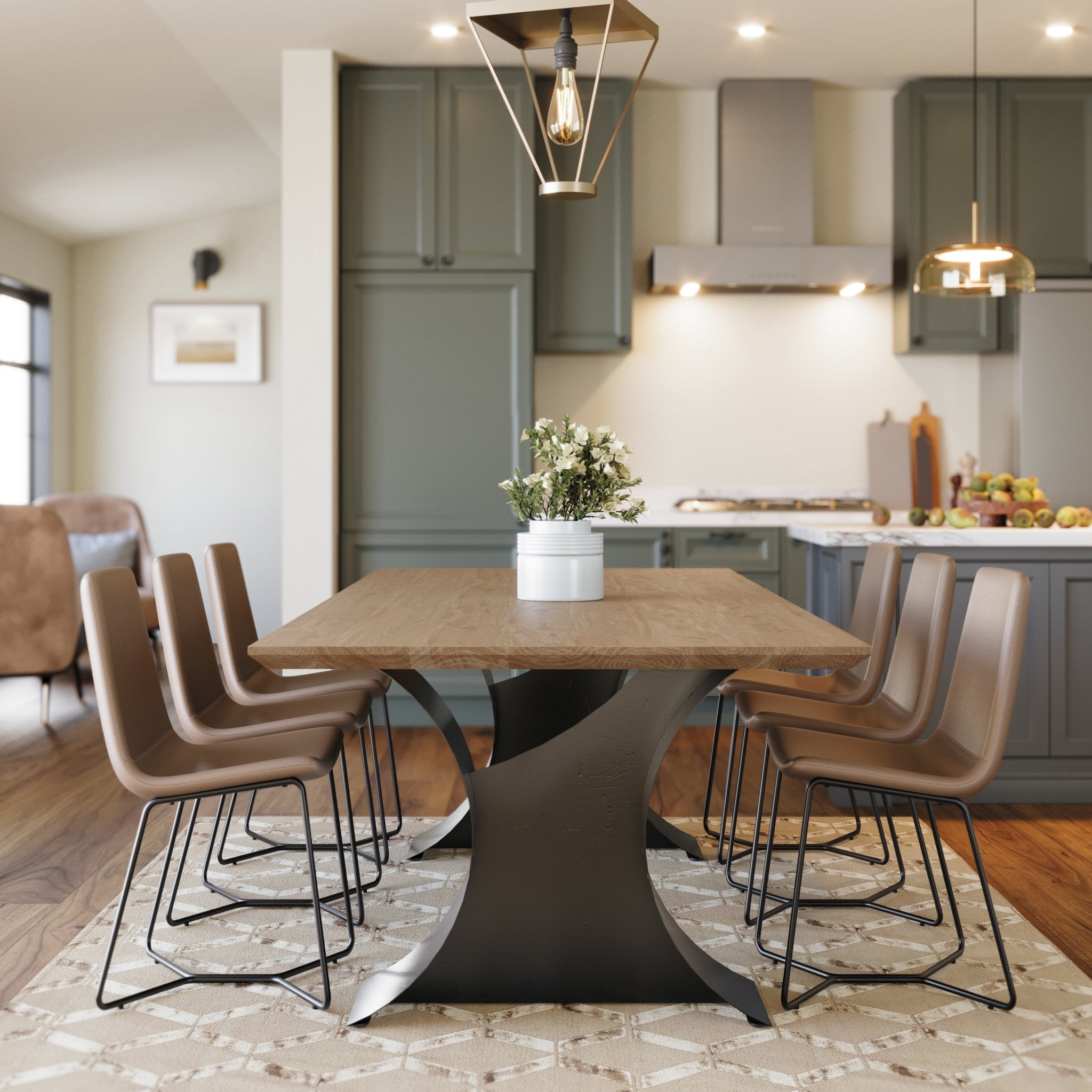 The Walton Table - Wood - Benton Lane Home - Carbon Designs