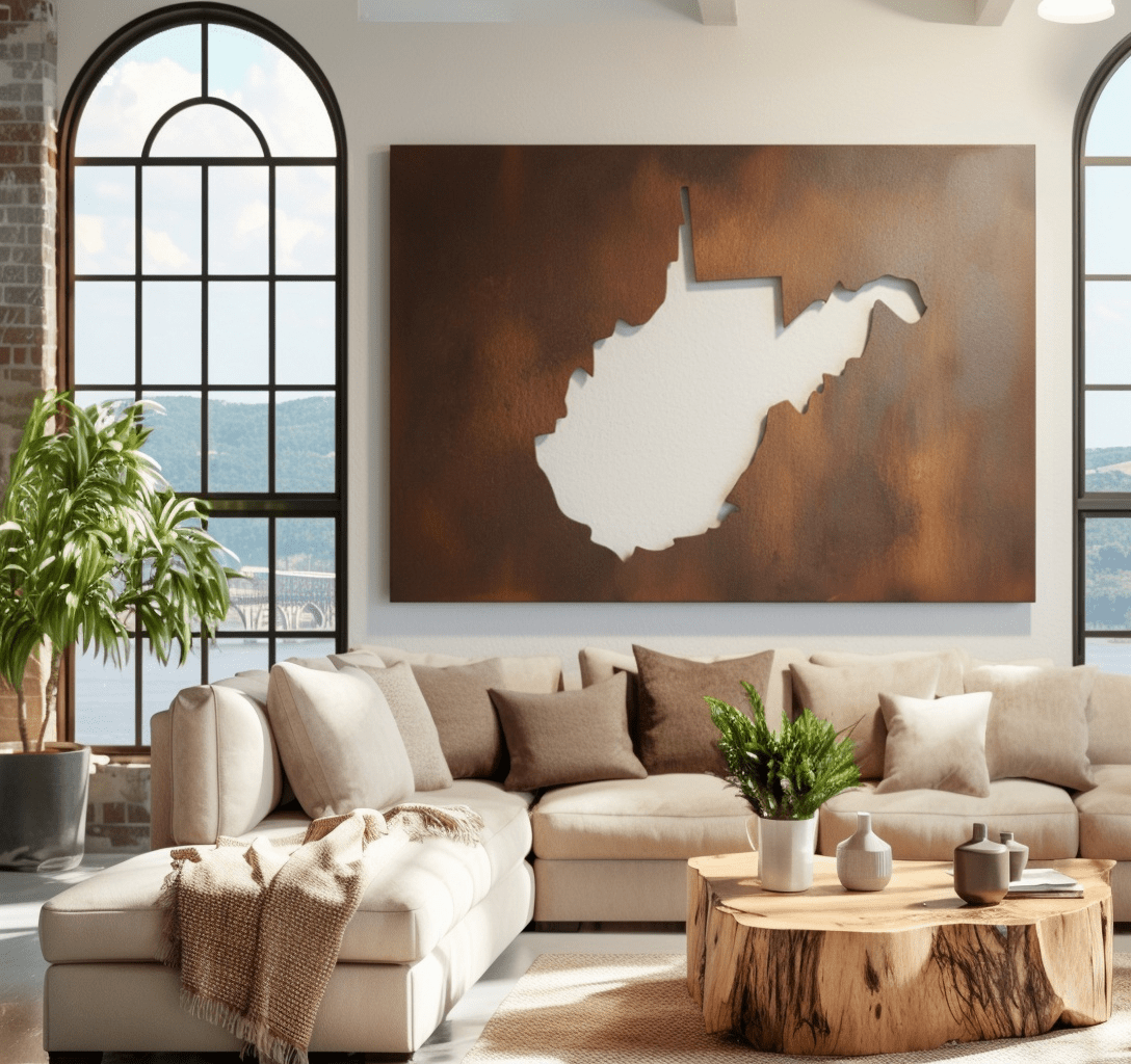The West Virginia - Metal Wall Art - Benton Lane Home - Anthem Classic