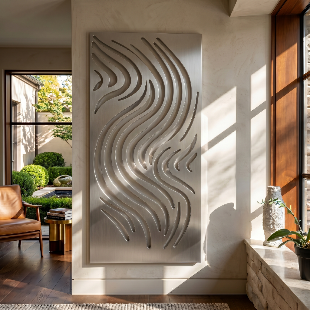 The Aura Flow - Metal Wall Art