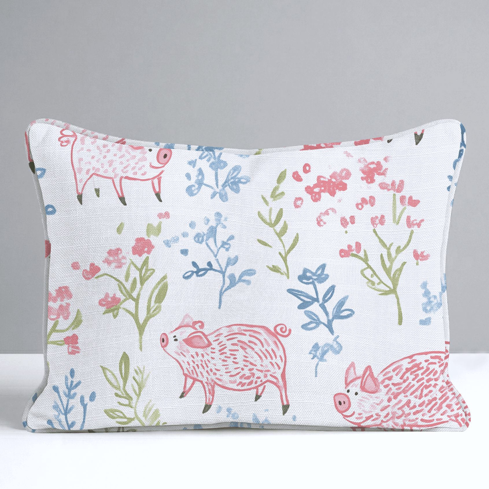 These Piggies Throw Pillow - Benton Lane Home - Lemon Park