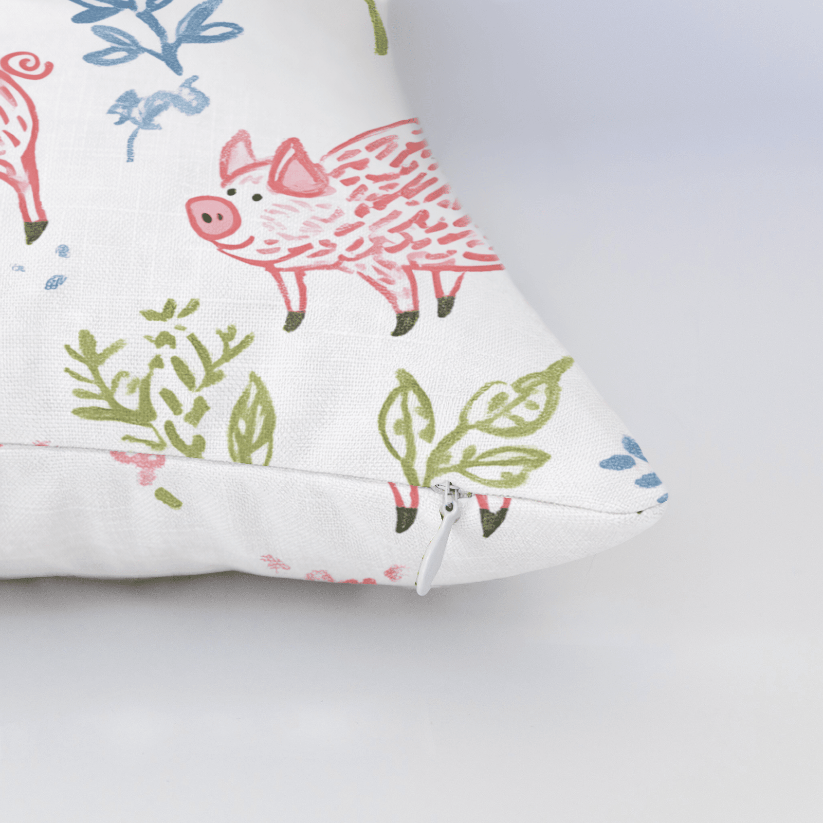 These Piggies Throw Pillow - Benton Lane Home - Lemon Park