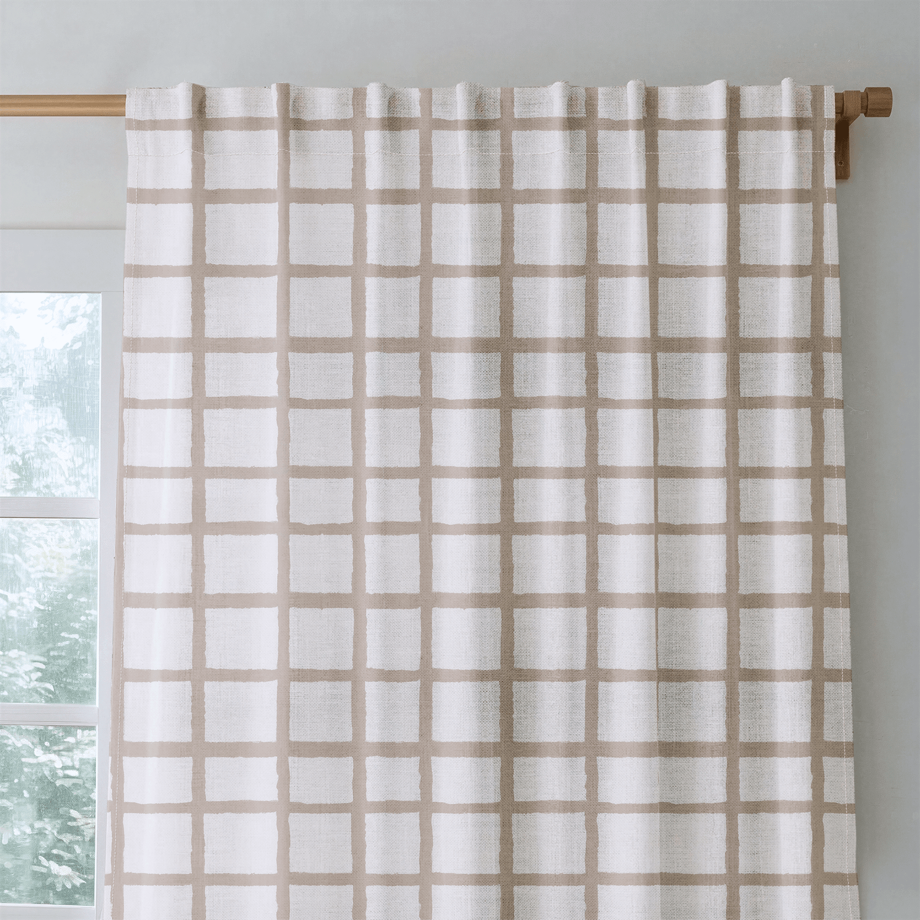 Thistle Check - Drapery - Benton Lane Home - Lemon Park