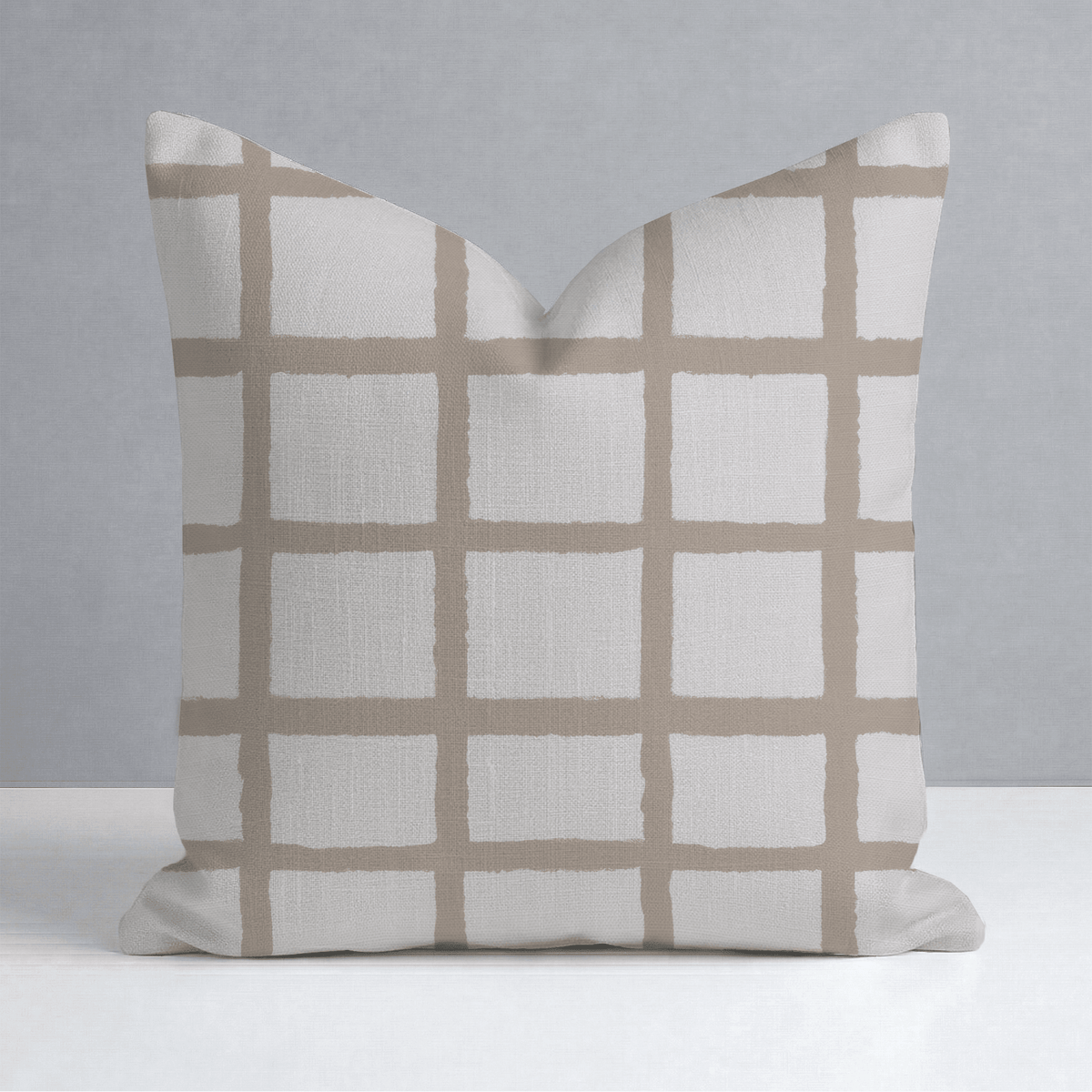Thistle Check Throw Pillow - Lemon Park