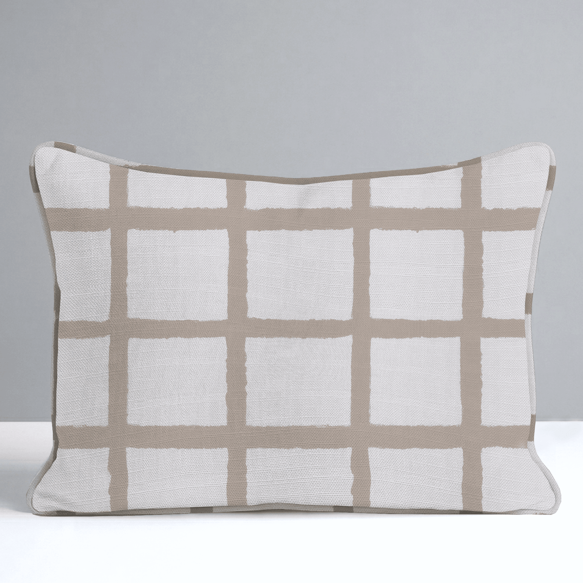 Thistle Check Throw Pillow - Lemon Park