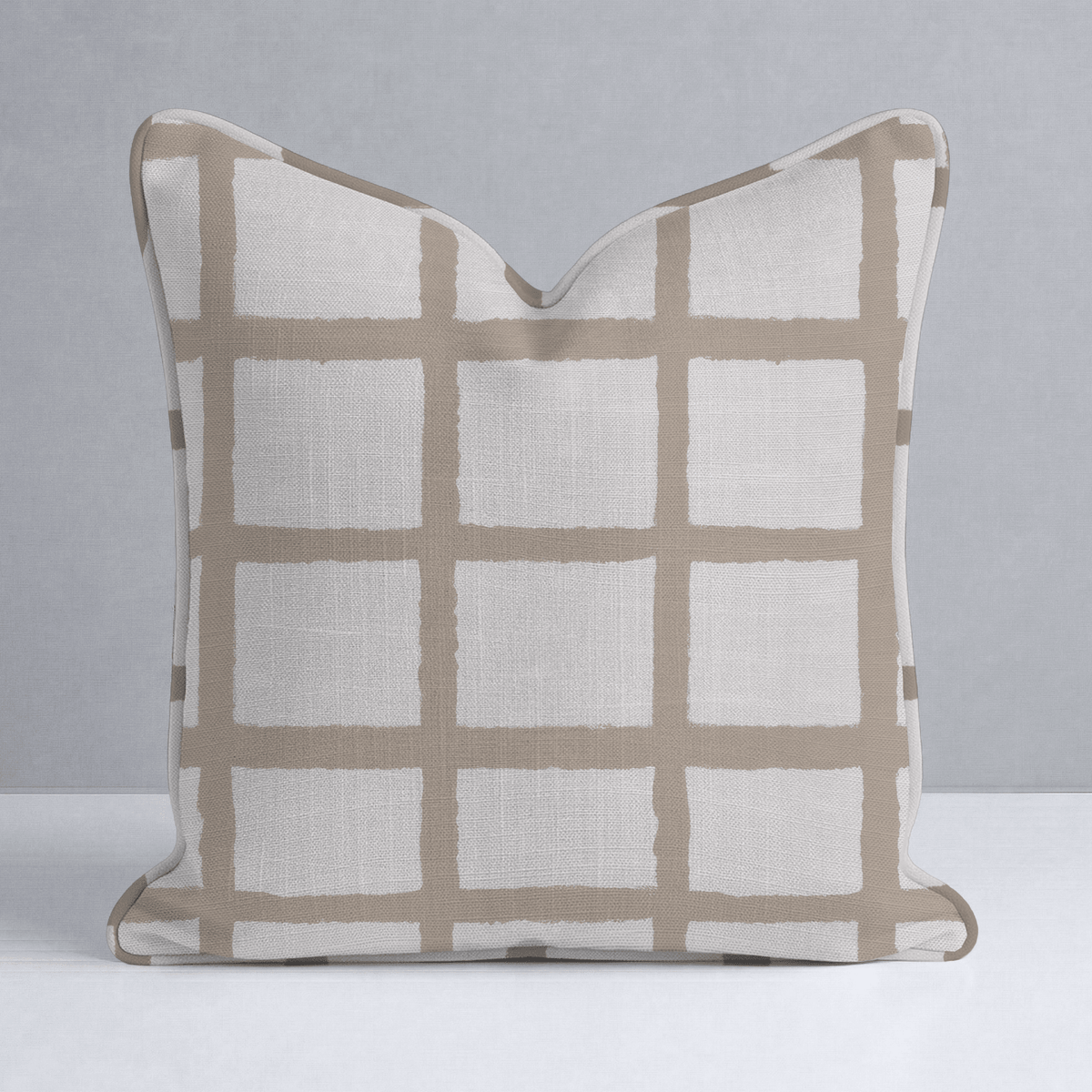 Thistle Check Throw Pillow - Lemon Park