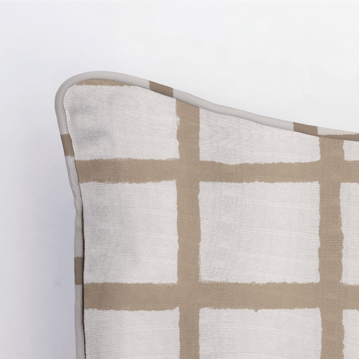Thistle Check Throw Pillow - Lemon Park