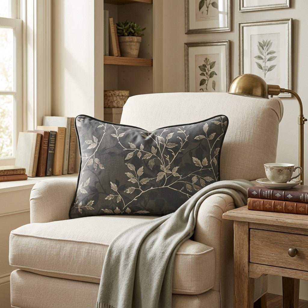 Thorn Reverie Throw Pillow - Hillcroft Home