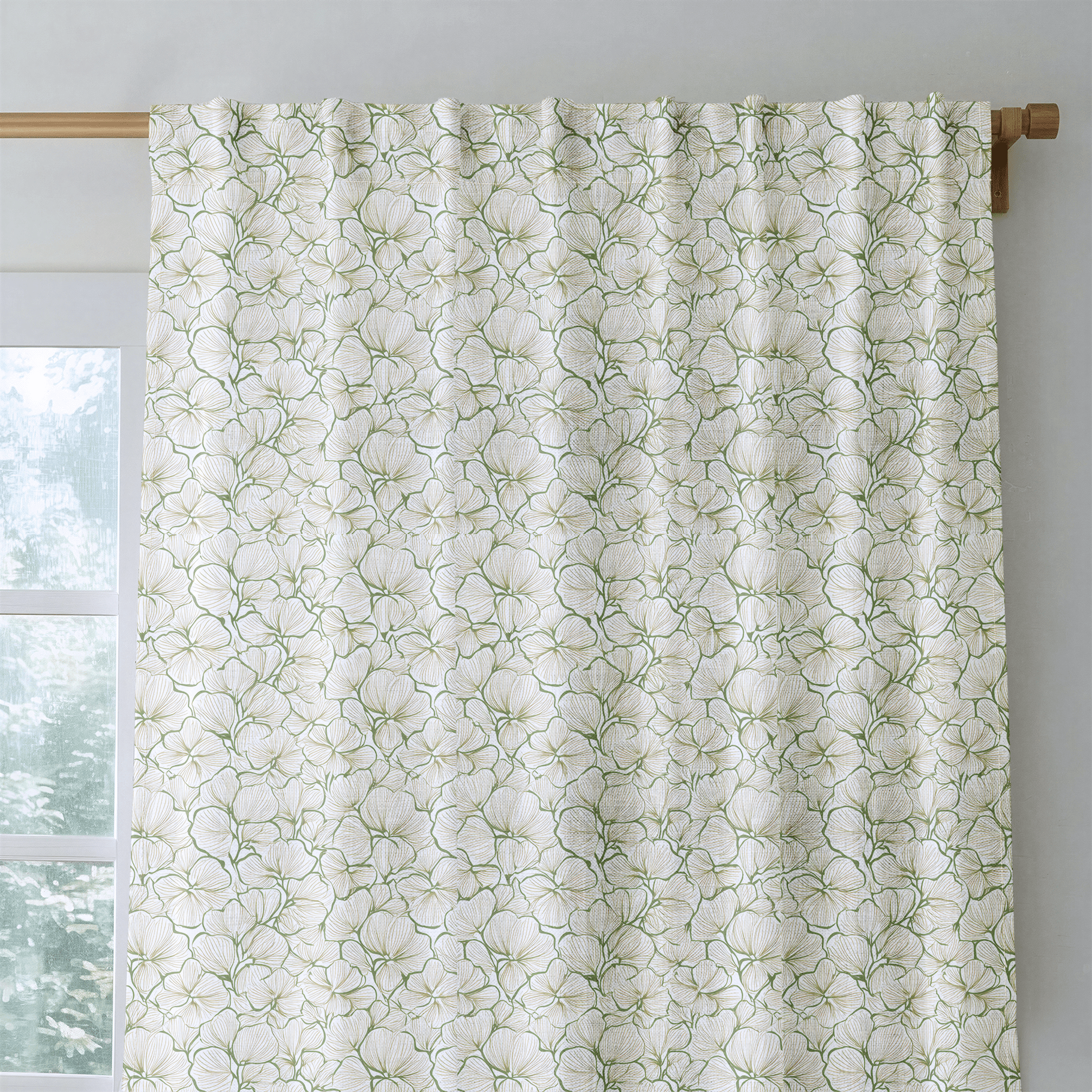 Three Leaf Clover - Drapery - Benton Lane Home - Lemon Park