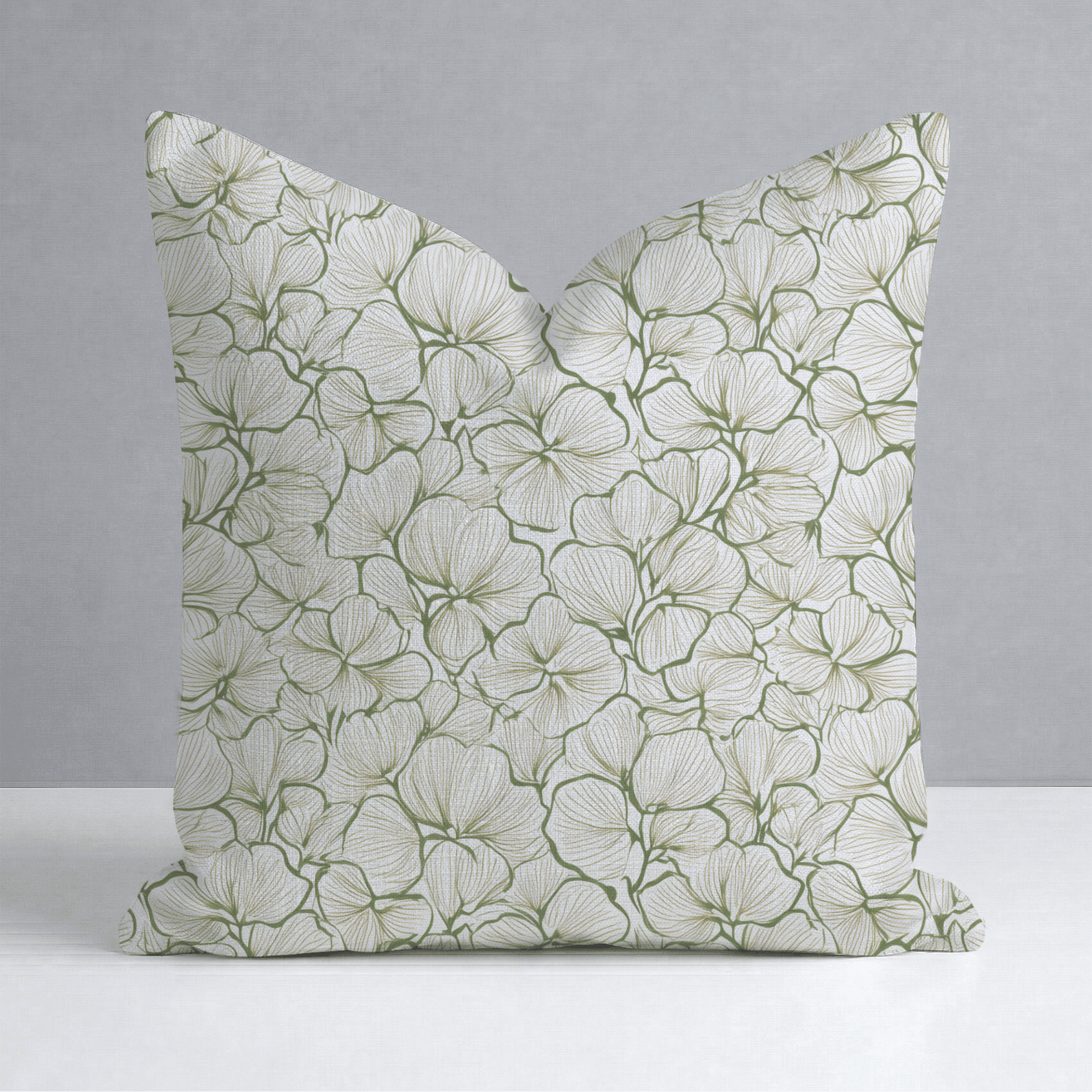 Three Leaf Clover Throw Pillow - Benton Lane Home - Lemon Park