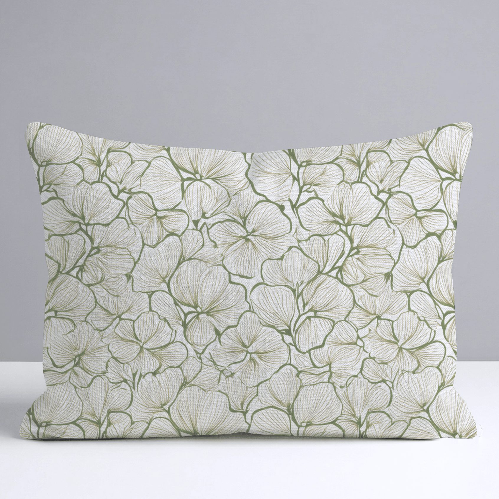Three Leaf Clover Throw Pillow - Benton Lane Home - Lemon Park