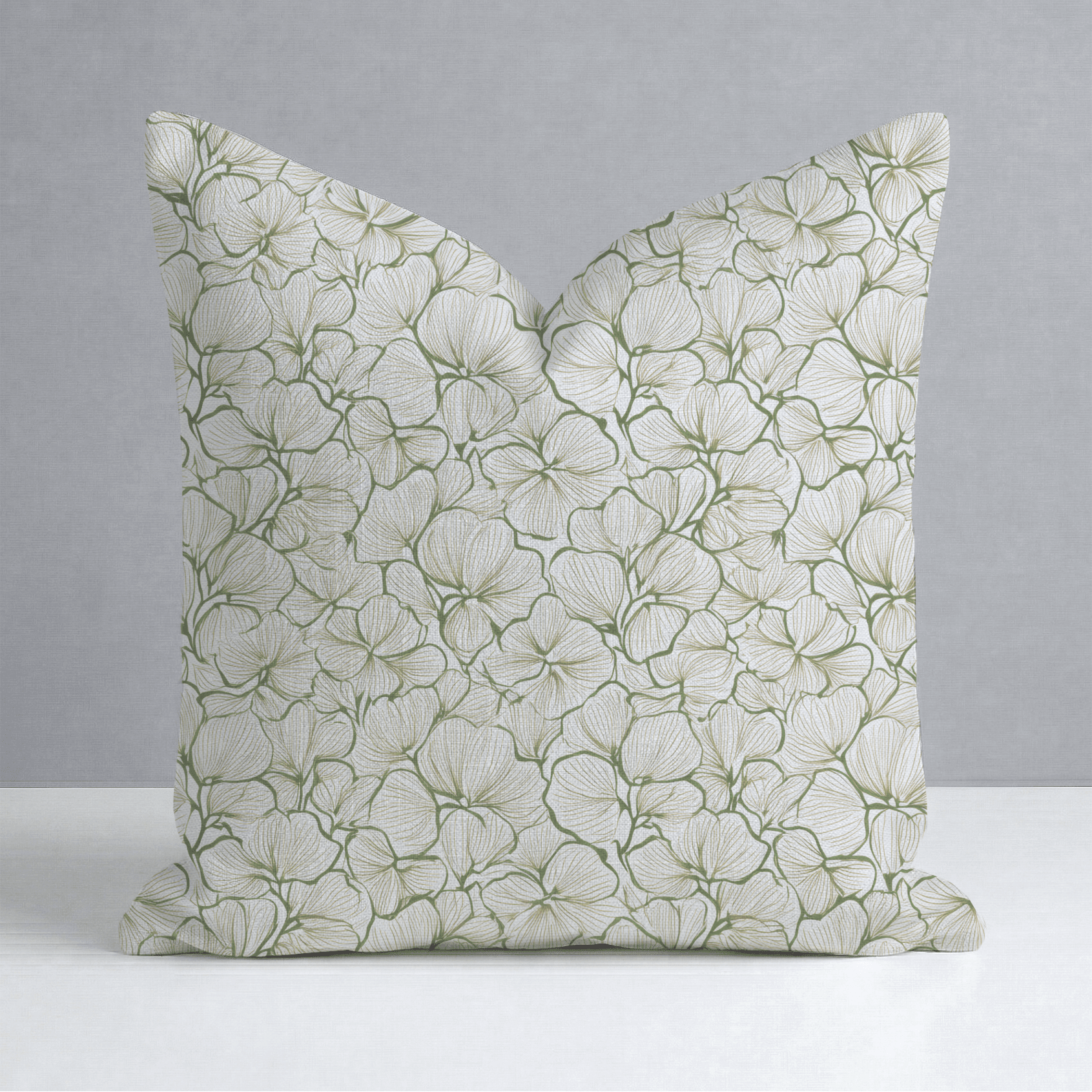 Three Leaf Clover Throw Pillow - Benton Lane Home - Lemon Park