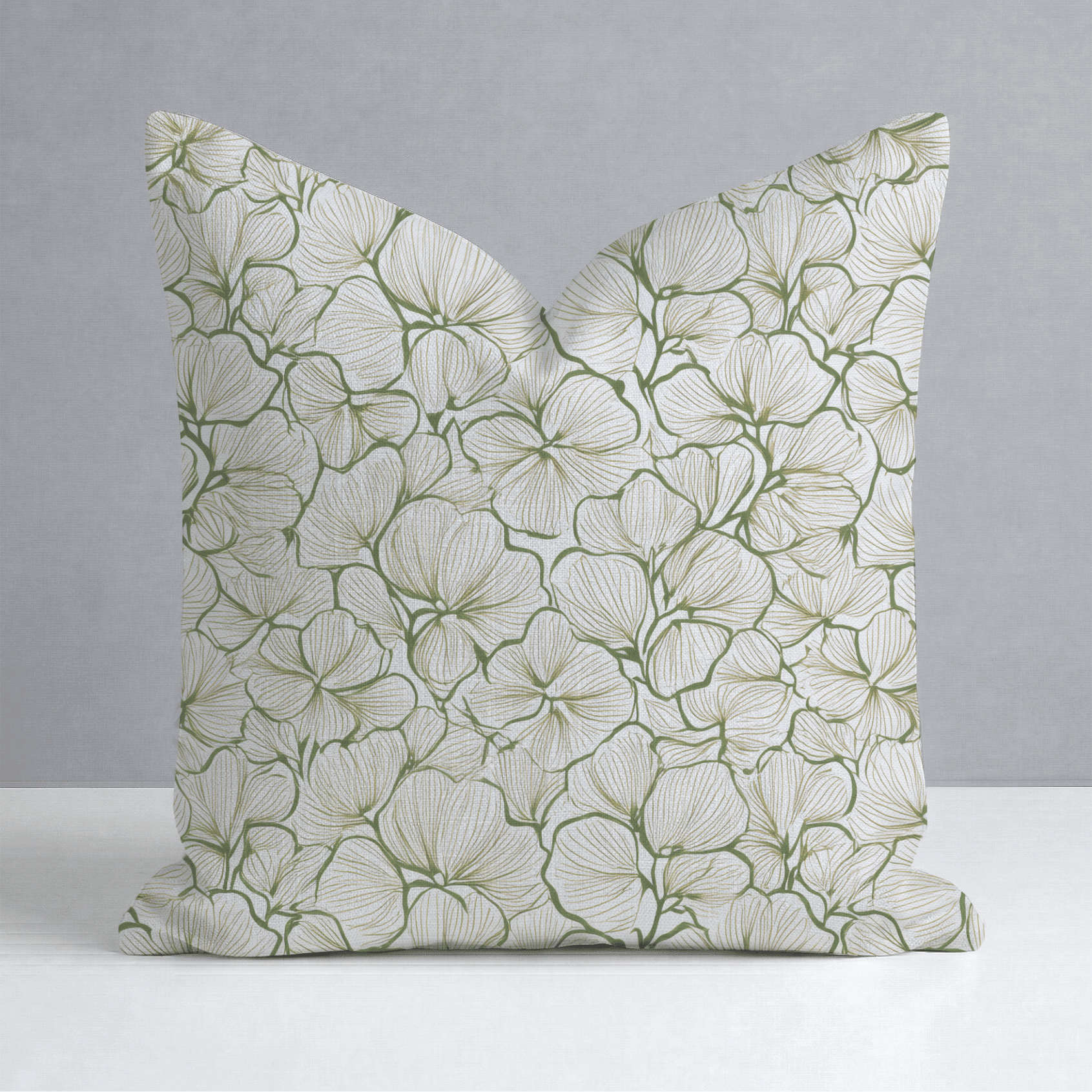 Three Leaf Clover Throw Pillow - Benton Lane Home - Lemon Park