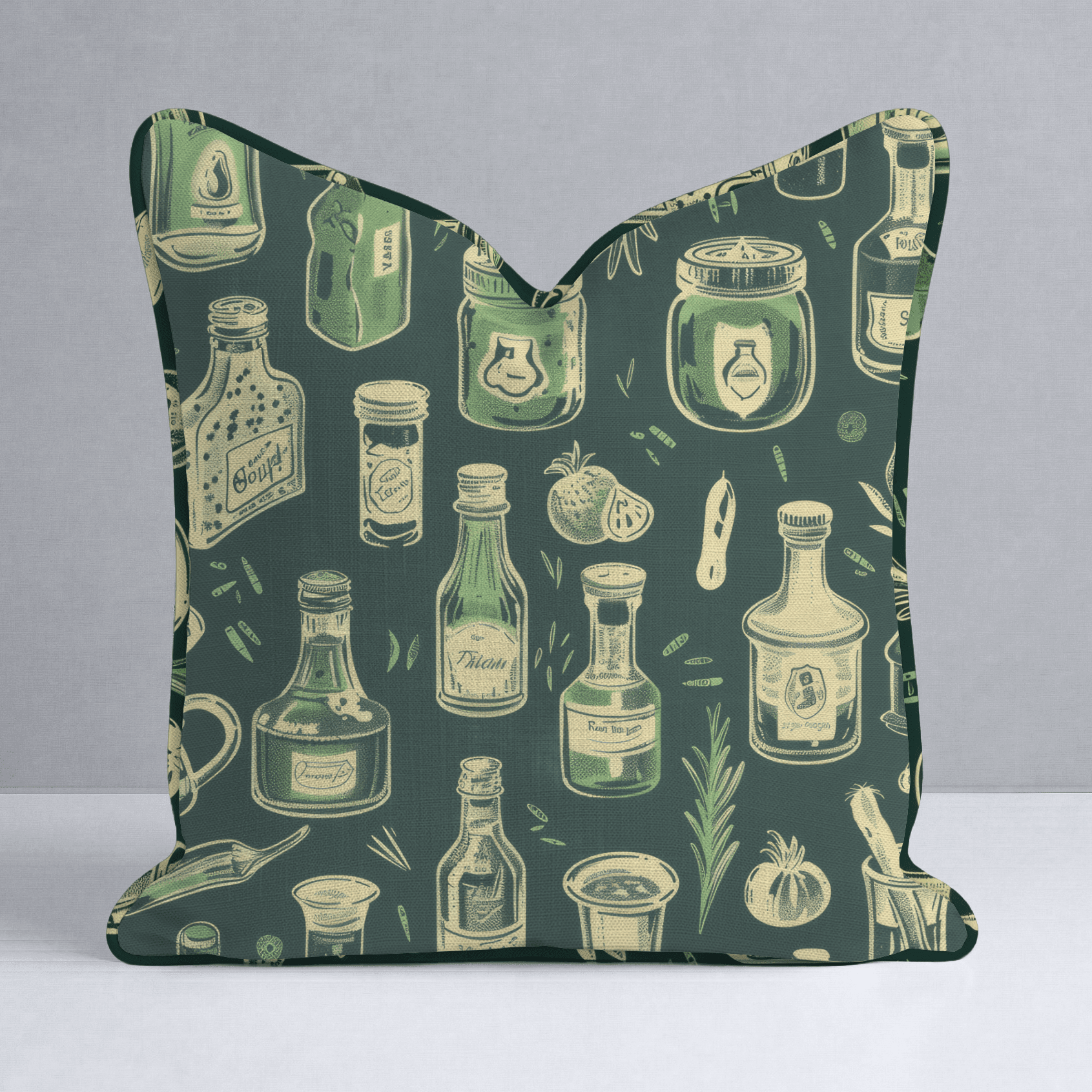 Thyme & Tradition Throw Pillow - Benton Lane Home - Lemon Park