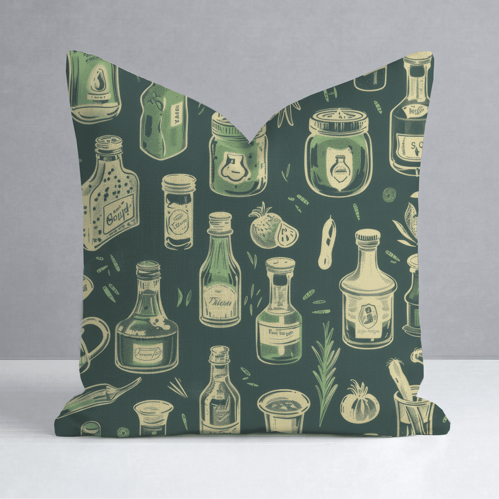 Thyme & Tradition Throw Pillow - Benton Lane Home - Lemon Park