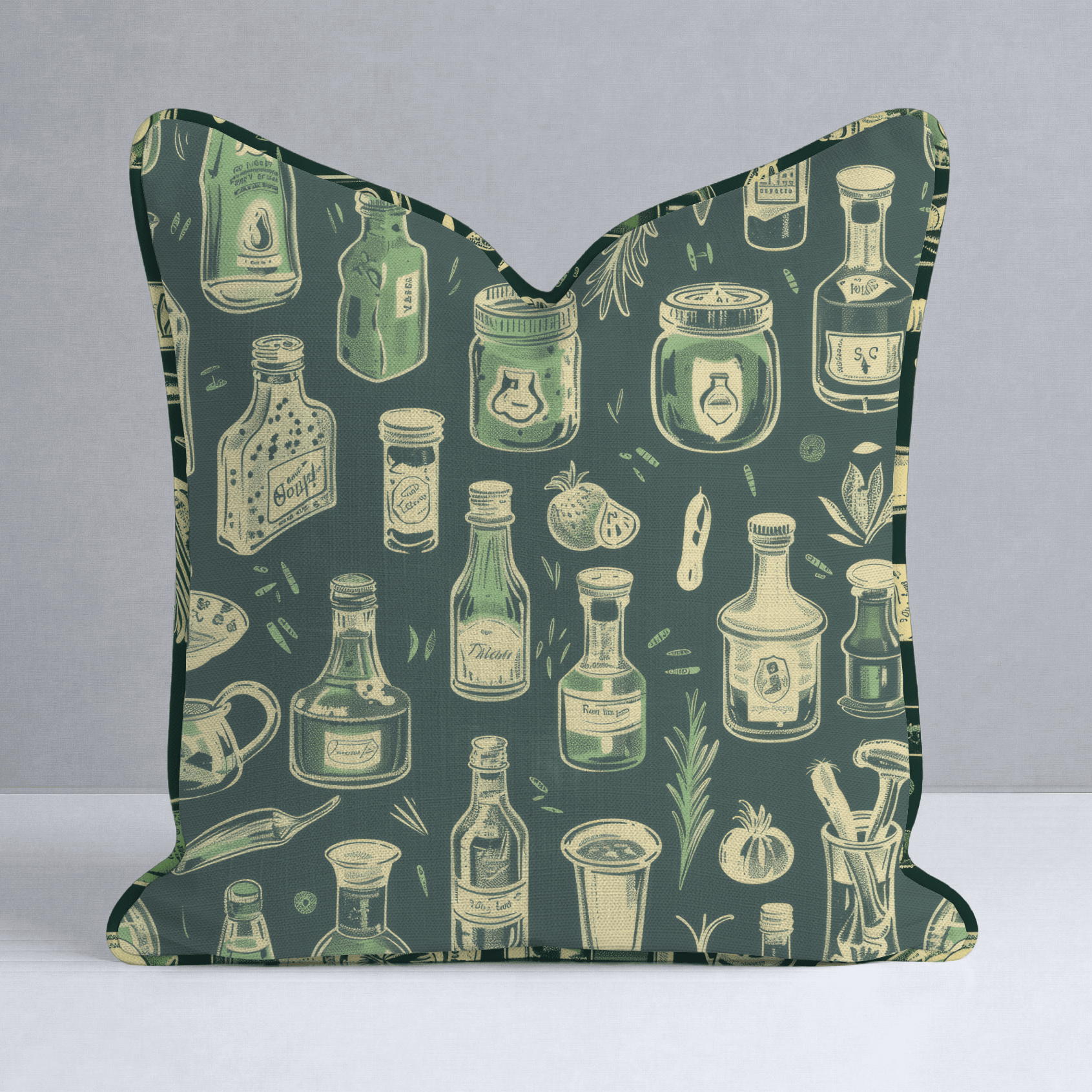 Thyme & Tradition Throw Pillow - Benton Lane Home - Lemon Park