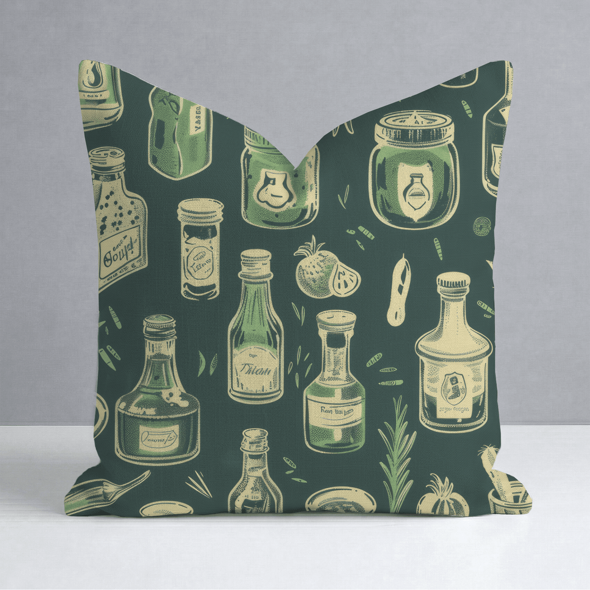 Thyme & Tradition Throw Pillow - Lemon Park
