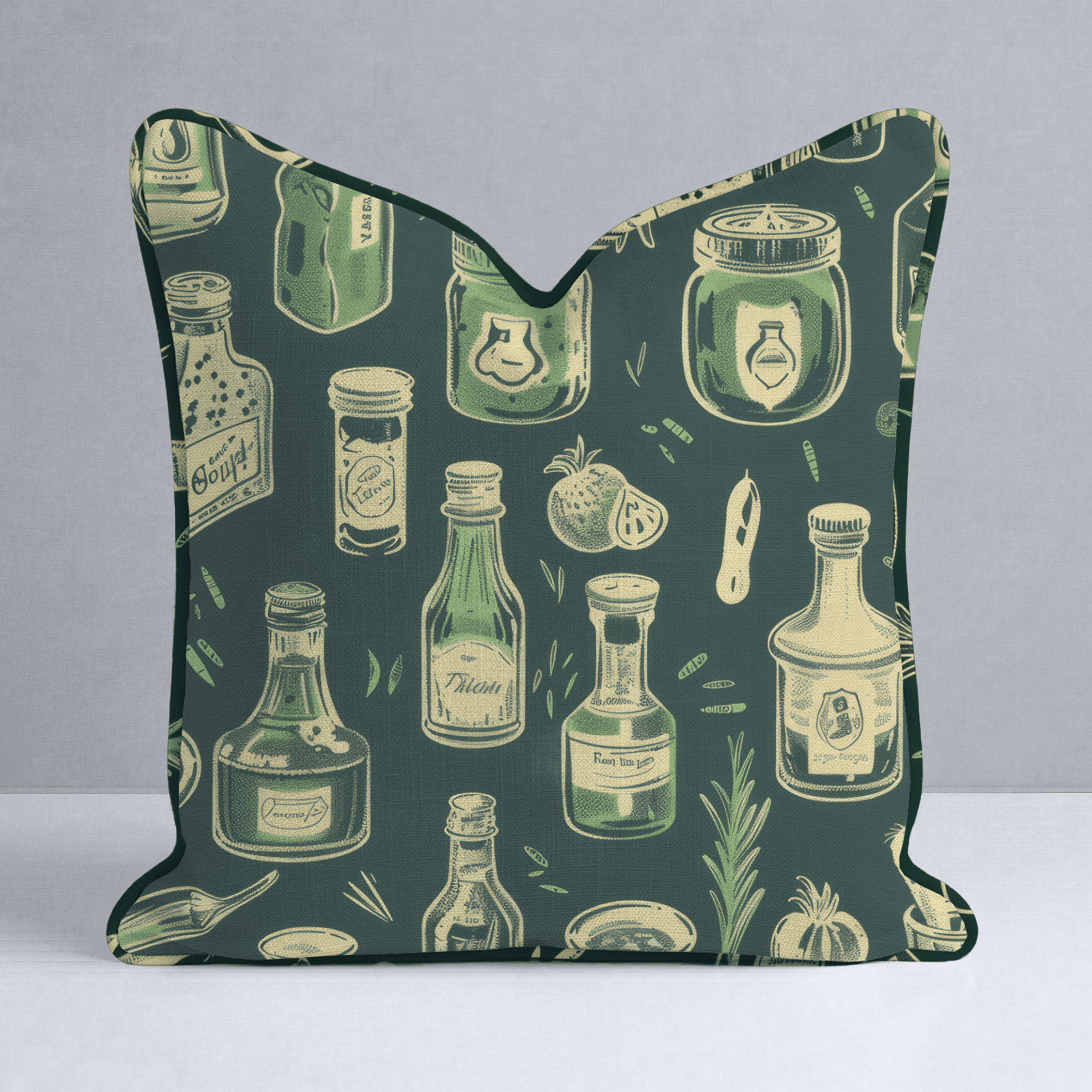 Thyme & Tradition Throw Pillow - Benton Lane Home - Lemon Park