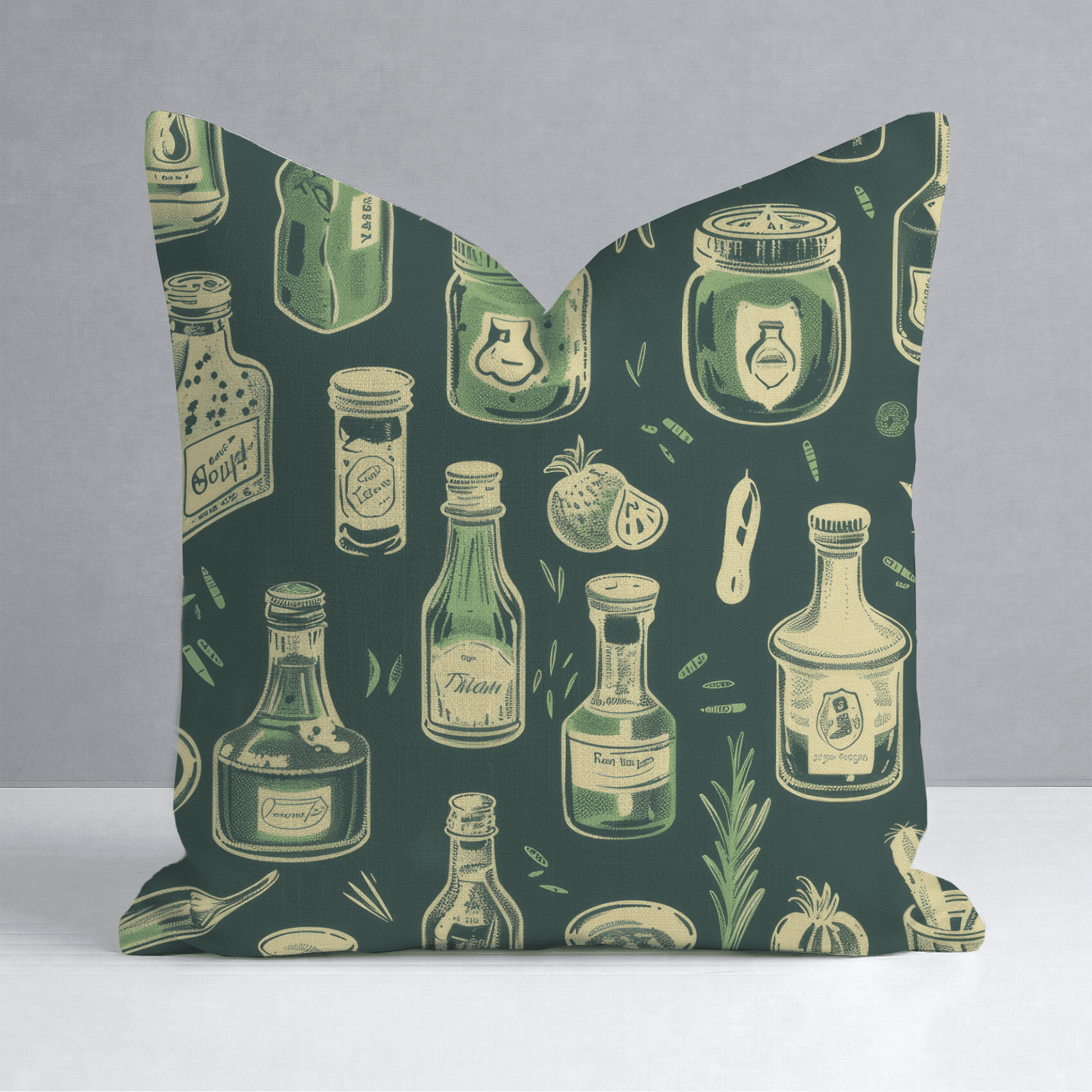 Thyme & Tradition Throw Pillow - Benton Lane Home - Lemon Park