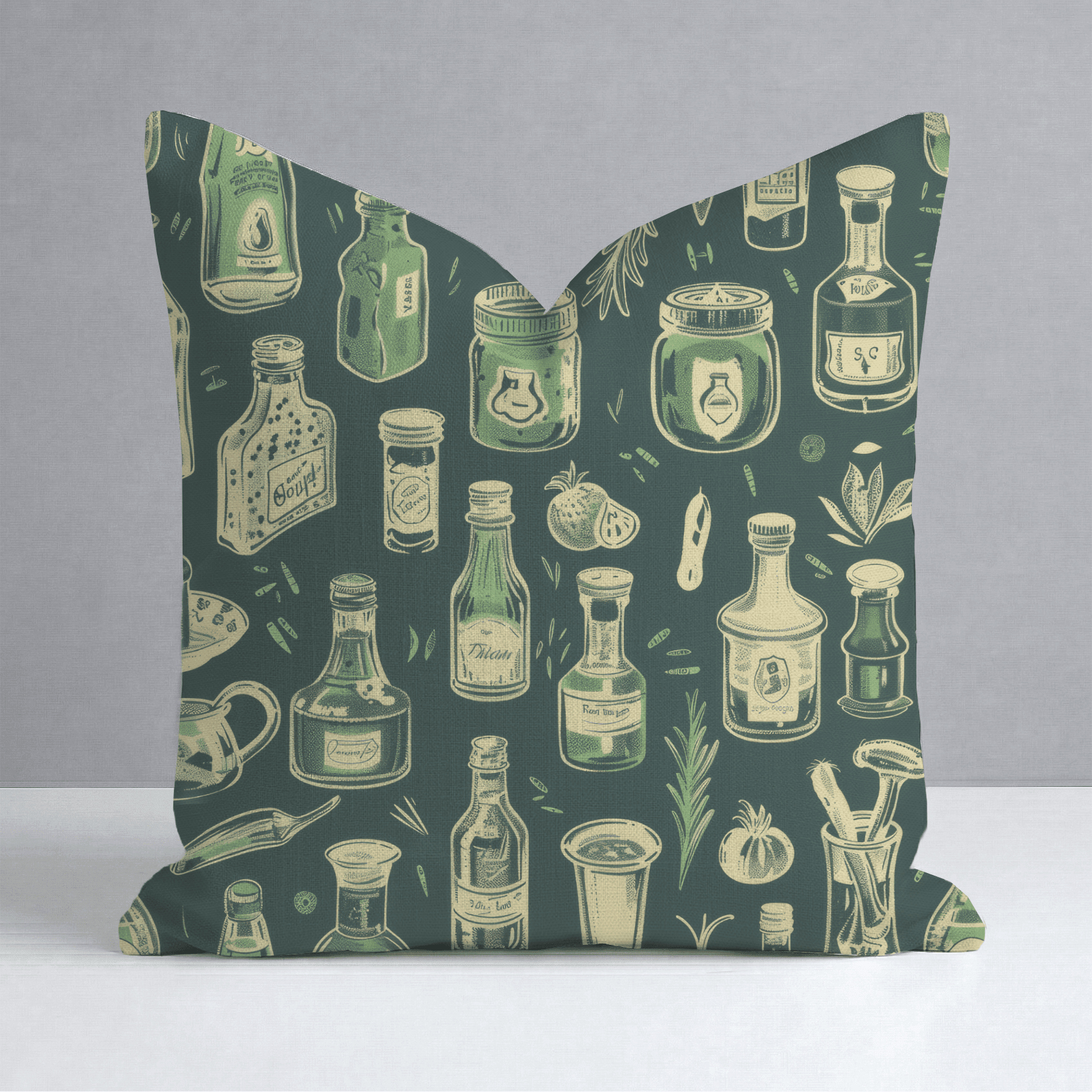 Thyme & Tradition Throw Pillow - Benton Lane Home - Lemon Park