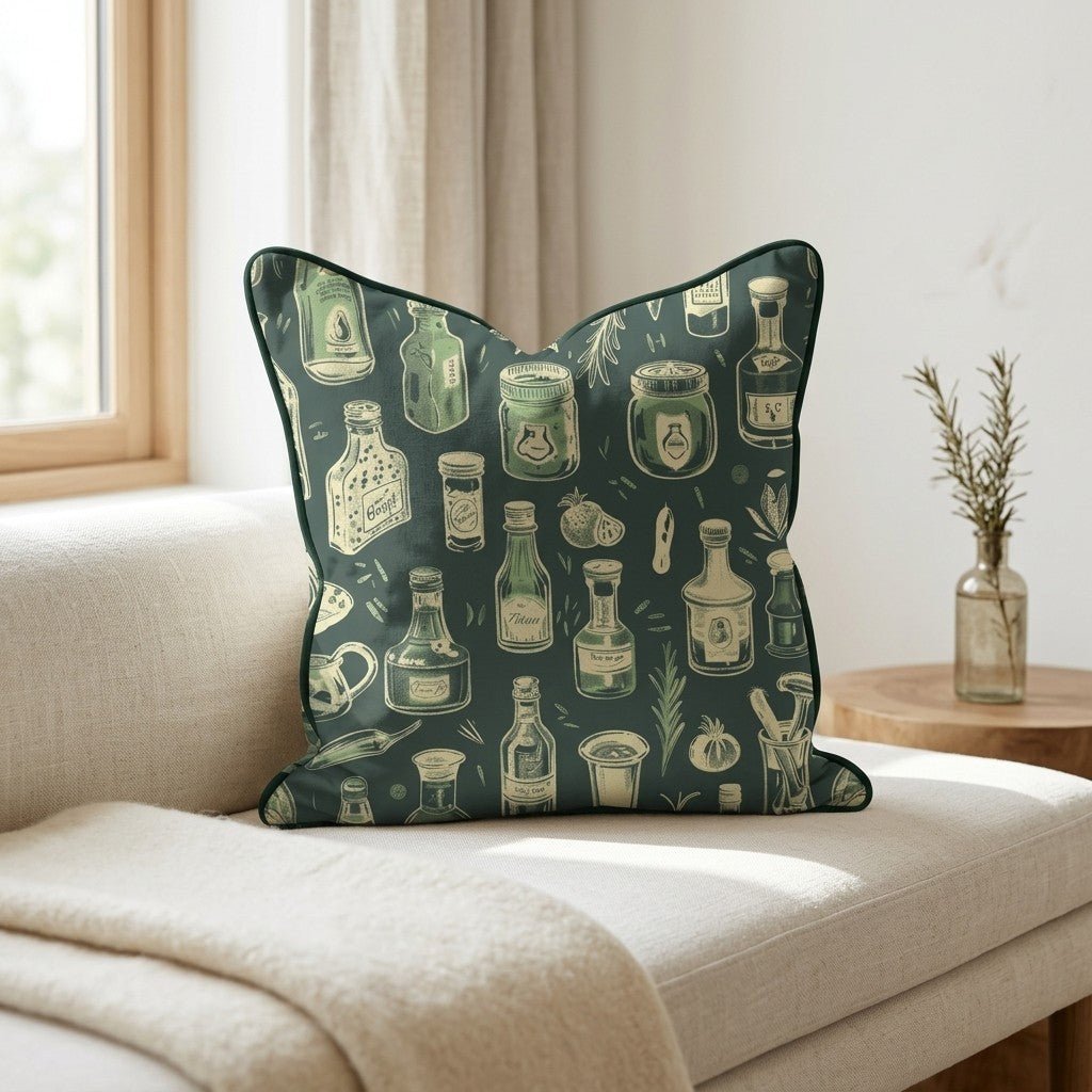 Thyme & Tradition Throw Pillow - Benton Lane Home - Lemon Park