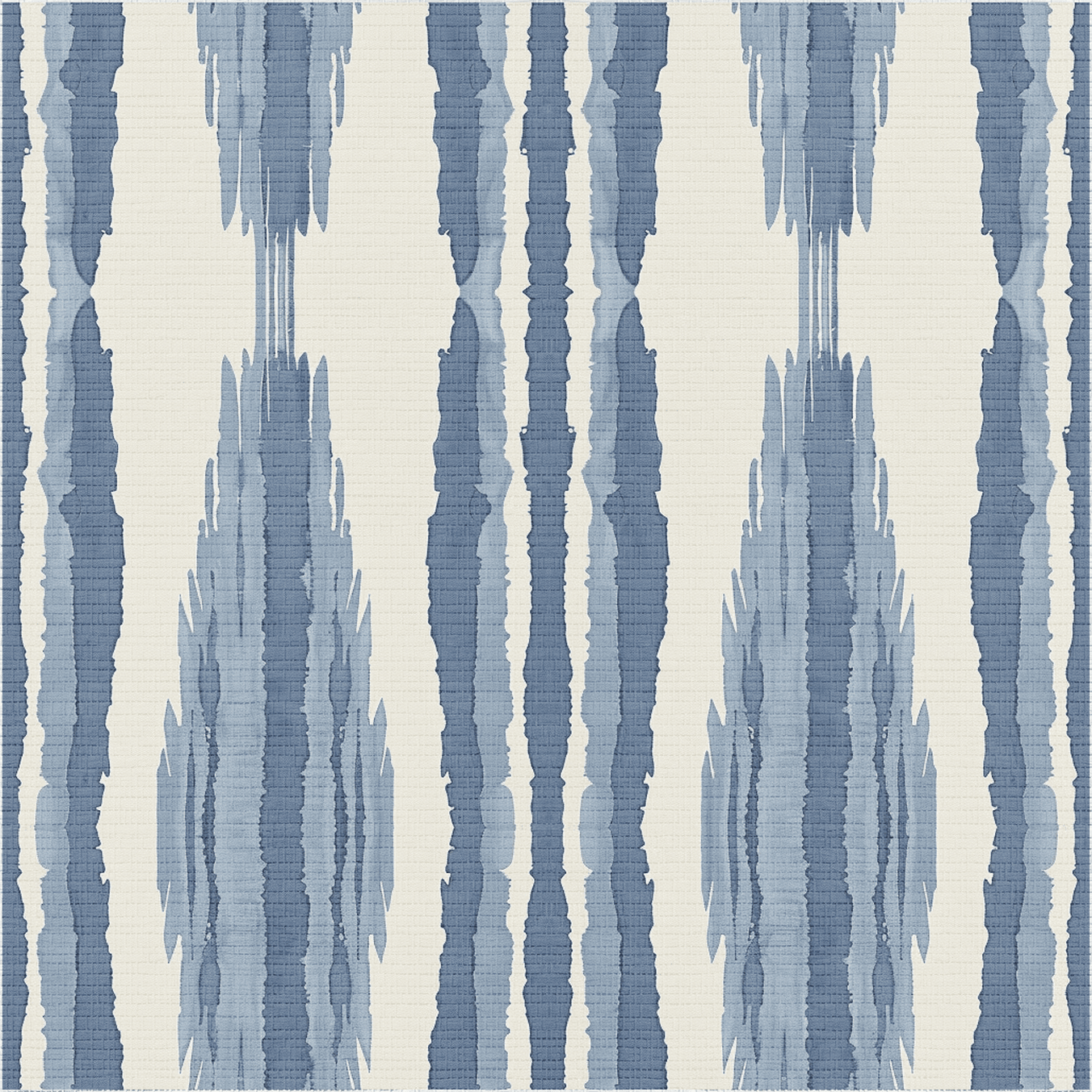 Tidal Ikat Faux Grasscloth Wallpaper - Benton Lane Home - Painted Paper