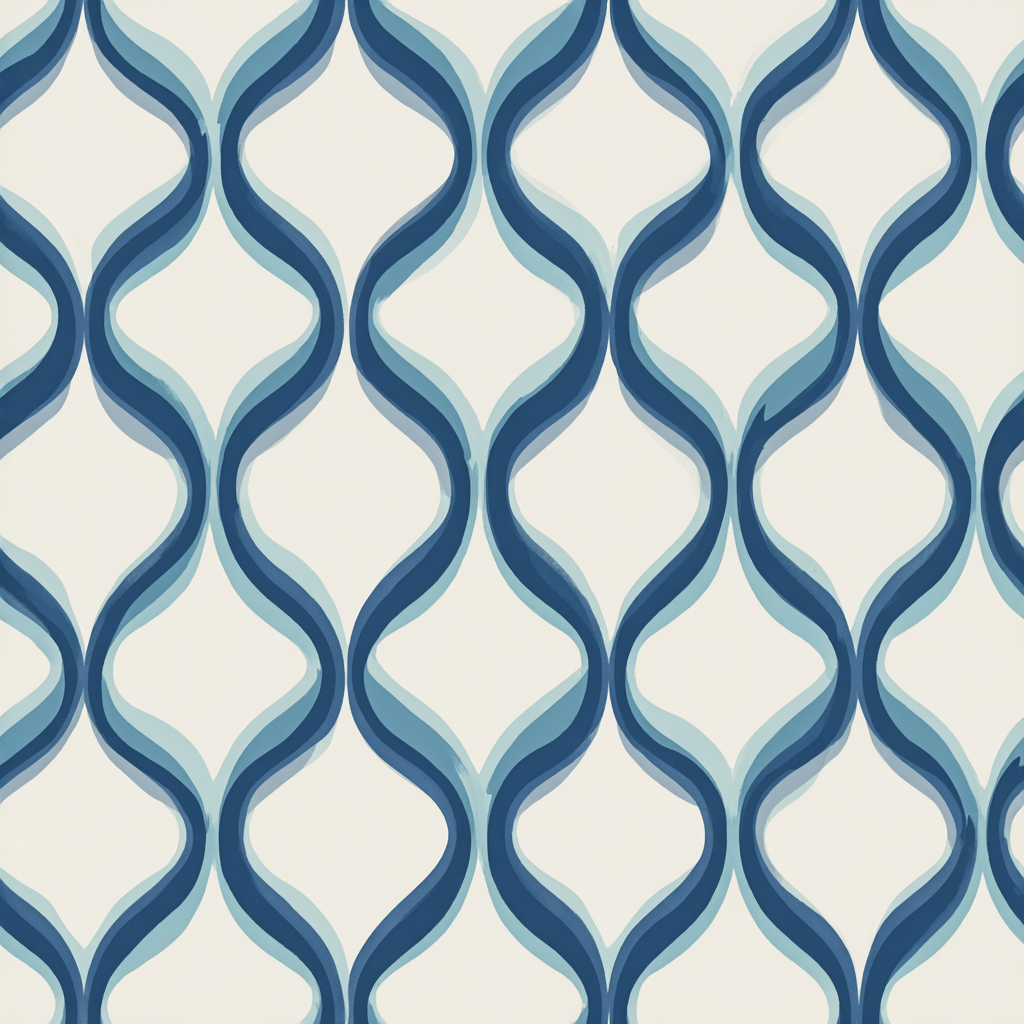 Tidal Wave Wallpaper - Benton Lane Home - Painted Paper