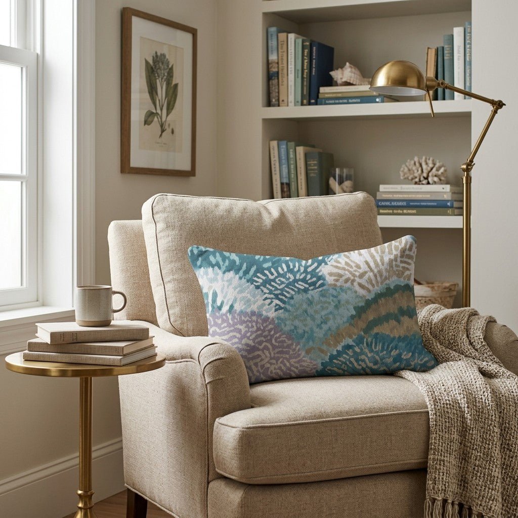 Tidewater Throw Pillow - Hillcroft Home